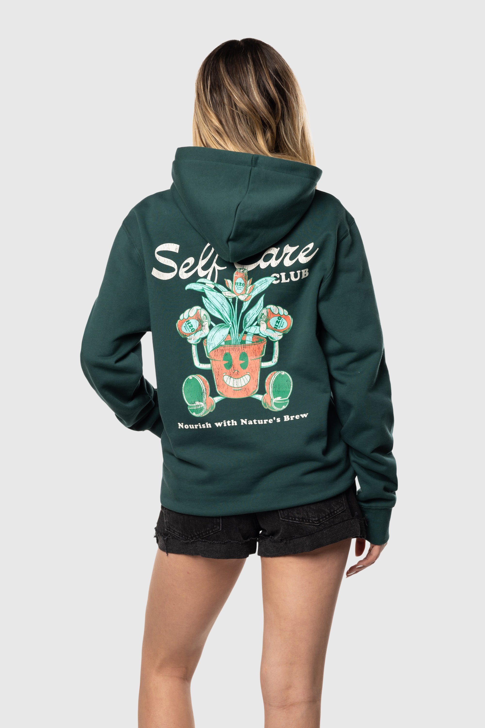 Cozy Self Care Hoodie for Women & Men - Soft Fleece Loungewear for Relaxing at Home, Yoga, and Meditation | Perfect Gift for Mental Wellness
