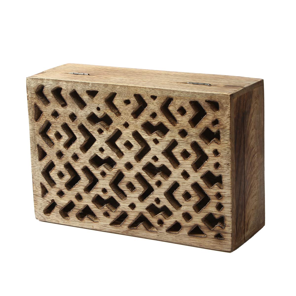 7x5 Inches Wooden Keepsake Box - Decorative Jewelry Organizer for Trinkets, Coins, Postcards, Watches | Perfect for Home Storage, Wedding Gifts & Memory Preservation