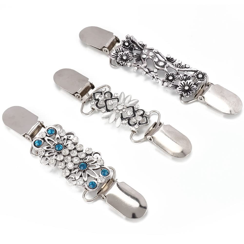 Rongm Sweater Clip - Elegant Cardigan Clip & Brooch for Women, Perfect Gift for Friends and Family - Ideal for Keeping Cardigans in Place at Work or Special Occasions