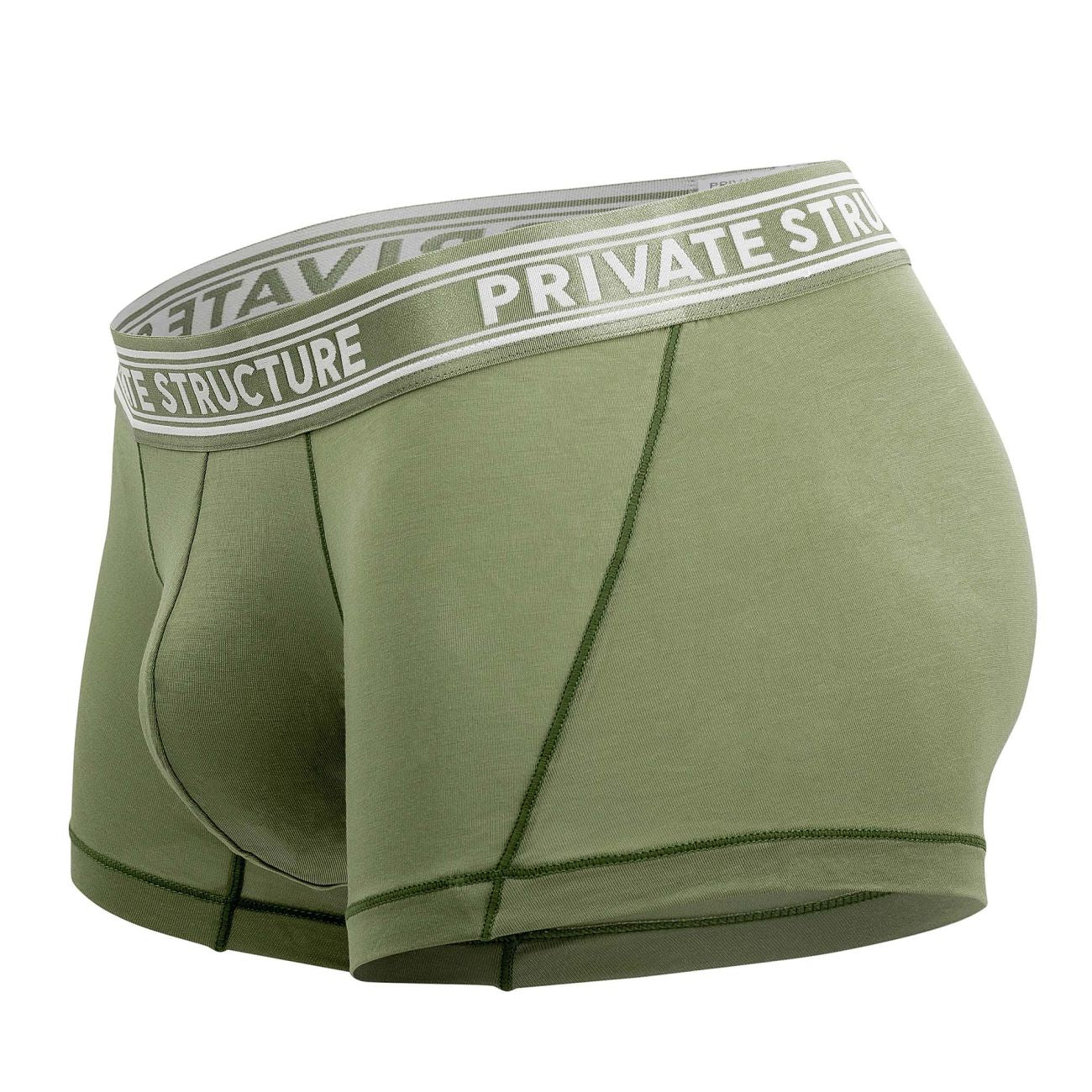 Private Structure Mid Waist Trunk - Comfortable Men's Underwear for Everyday Wear | Breathable Cotton Boxer Briefs | Perfect for Workout, Lounge & Sleep