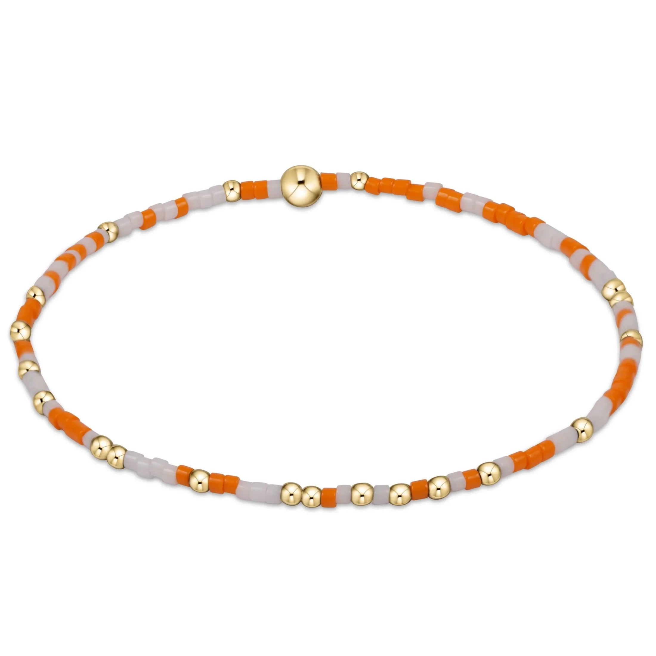 Enewton Orange Hope Unwritten Bracelet - Inspirational Sports Jewelry for Athletes, Fans & Motivational Gifts - Perfect for Game Day, Workouts & Everyday Wear