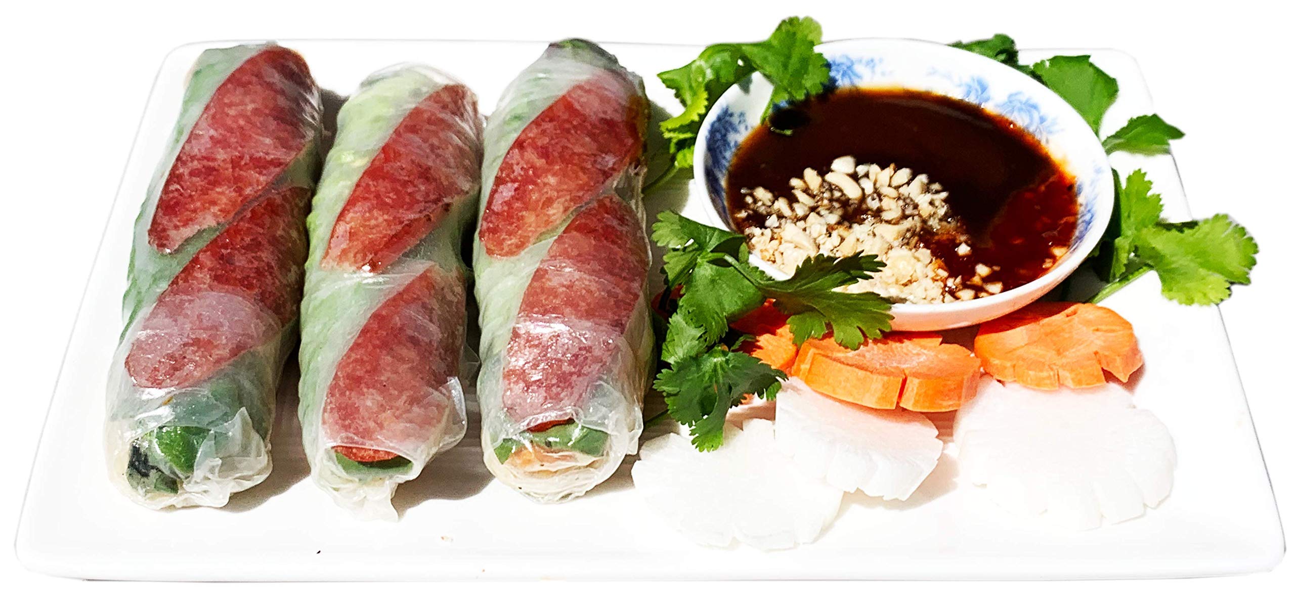 Gourmet Pork Cured Sausage - 20 Packs (No MSG, Made in USA) - Authentic Vietnamese Lap Xuong Heo - Perfect for Asian Cooking, BBQ, and Charcuterie Boards
