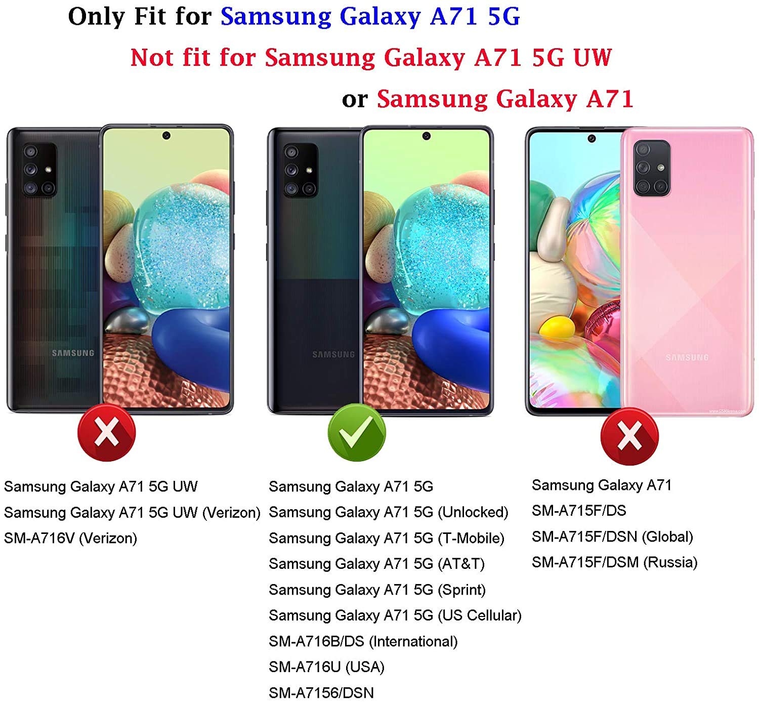 Samsung Galaxy A71 5G Case with Screen Protector - Military Grade Shockproof Phone Cover with Ring Stand, Rose Gold | Perfect for Outdoor Activities, Travel & Daily Protection