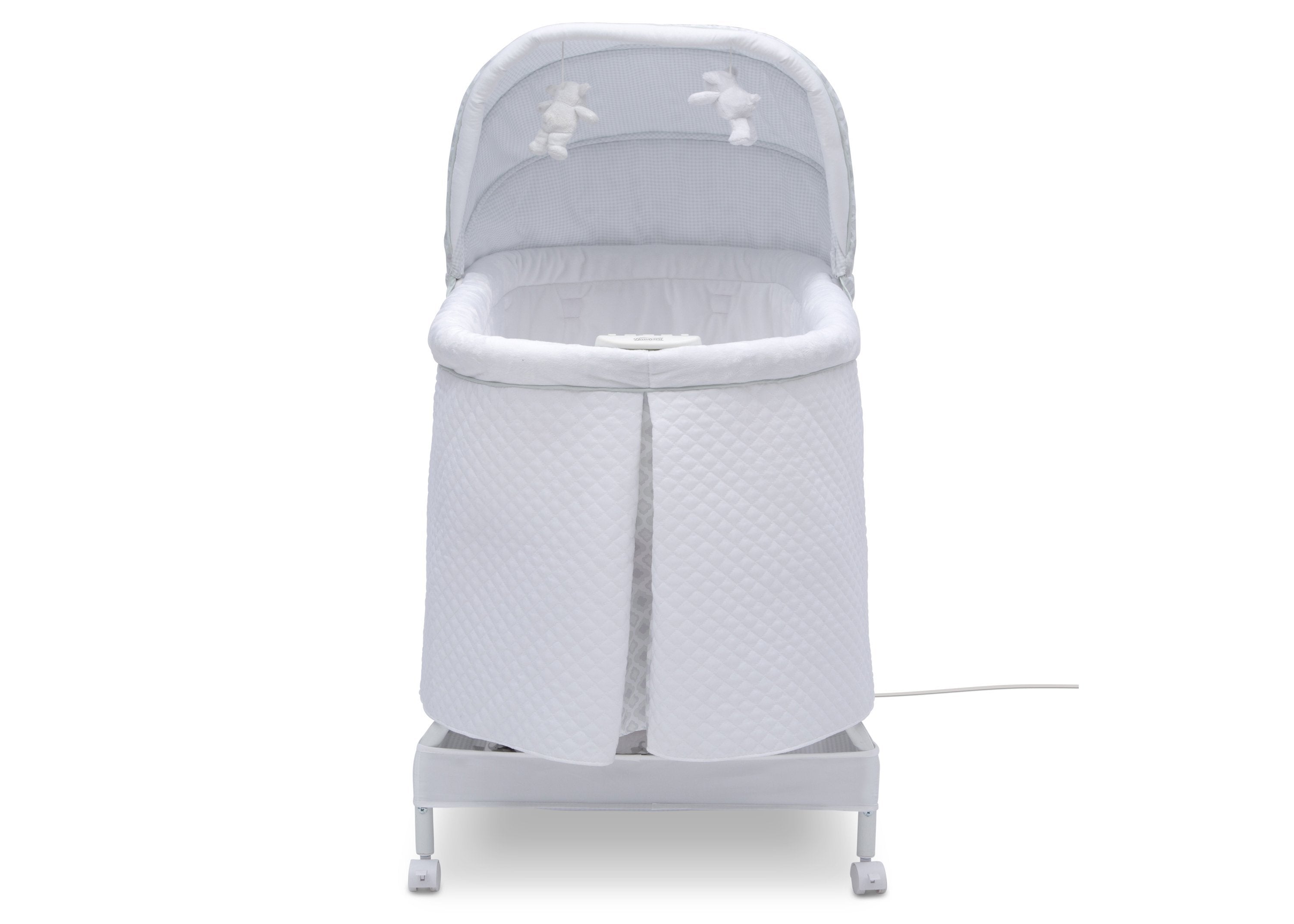 Beautyrest™ Silent Auto Gliding Lux Bassinet - Premium Baby Crib with Smooth Motion for Newborns | Perfect for Nursery, Bedroom & Travel | Arcadia Collection