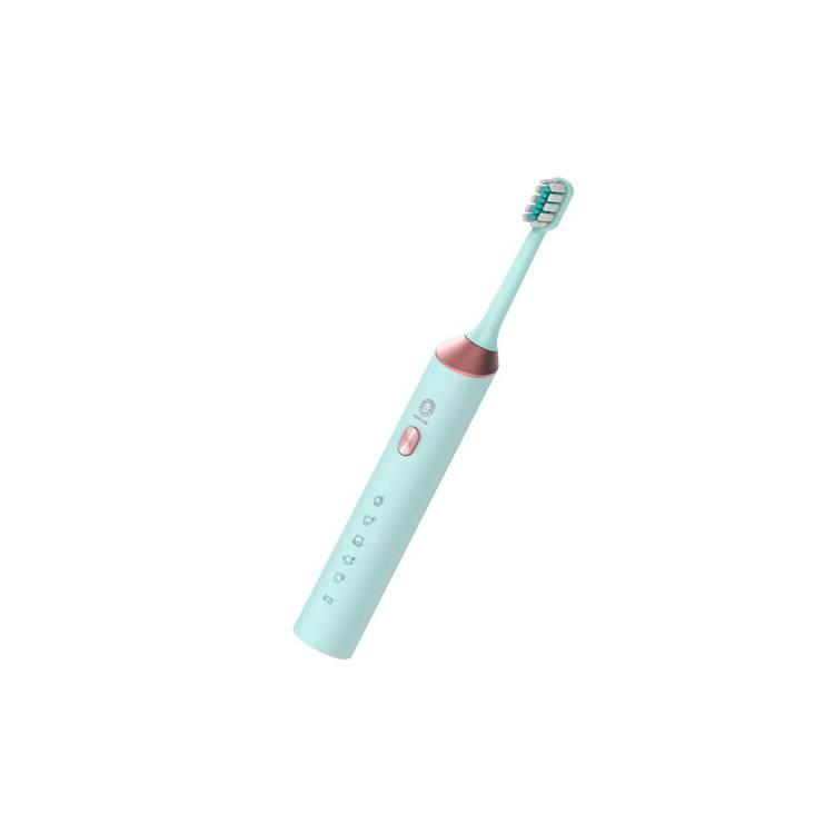 Green Lion Electric Toothbrush - Rechargeable Sonic Toothbrush with 5 Brush Heads for Adults & Kids - Perfect for Travel, Home & Daily Oral Care