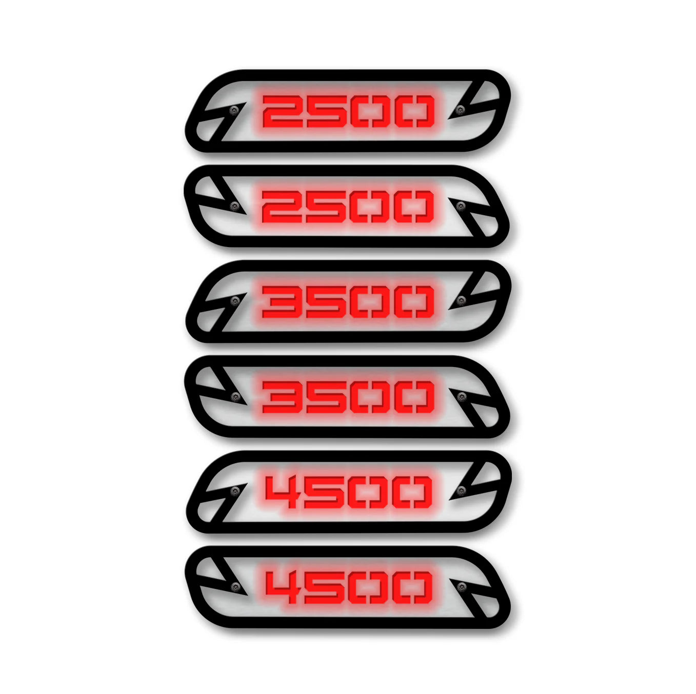 Custom LED Hood Emblems for 2019-2025 Ram® 2500/3500/4500 Trucks - 3 Sizes & Fully Customizable - Upgrade Your Ride for Off-Roading & Truck Shows