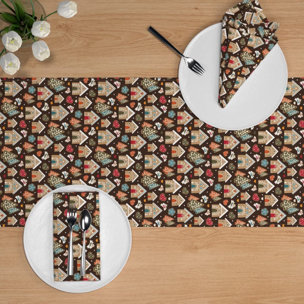 Custom Spoonflower Cotton Sateen Table Runner 108