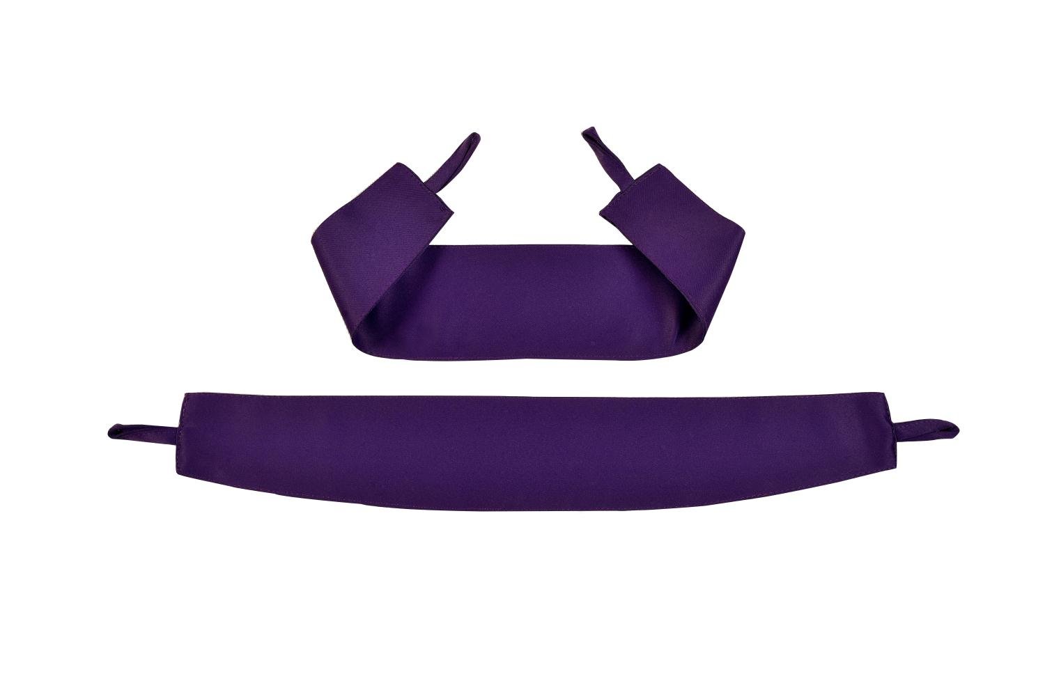 MIUCO 2 Panels Thermal Insulated Blackout Curtains - 95 Inch Purple Room Darkening Window Drapes with Grommet Top for Bedroom, Living Room & Nursery - Blocks Light & Noise, Energy Efficient