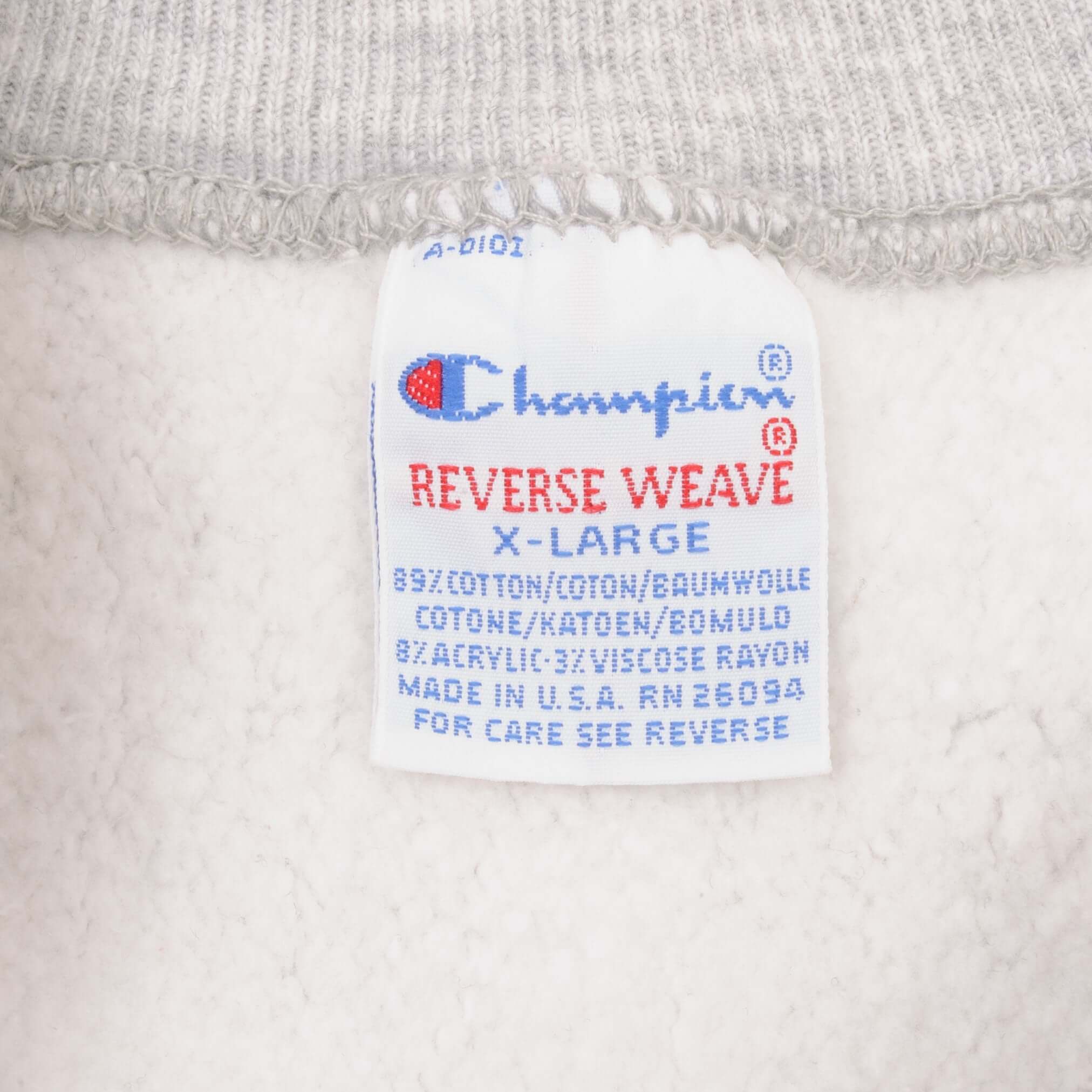 Vintage Champion Reverse Weave Notre Dame University Sweatshirt 1990s XL Made in USA - Retro College Style for Game Day & Casual Wear