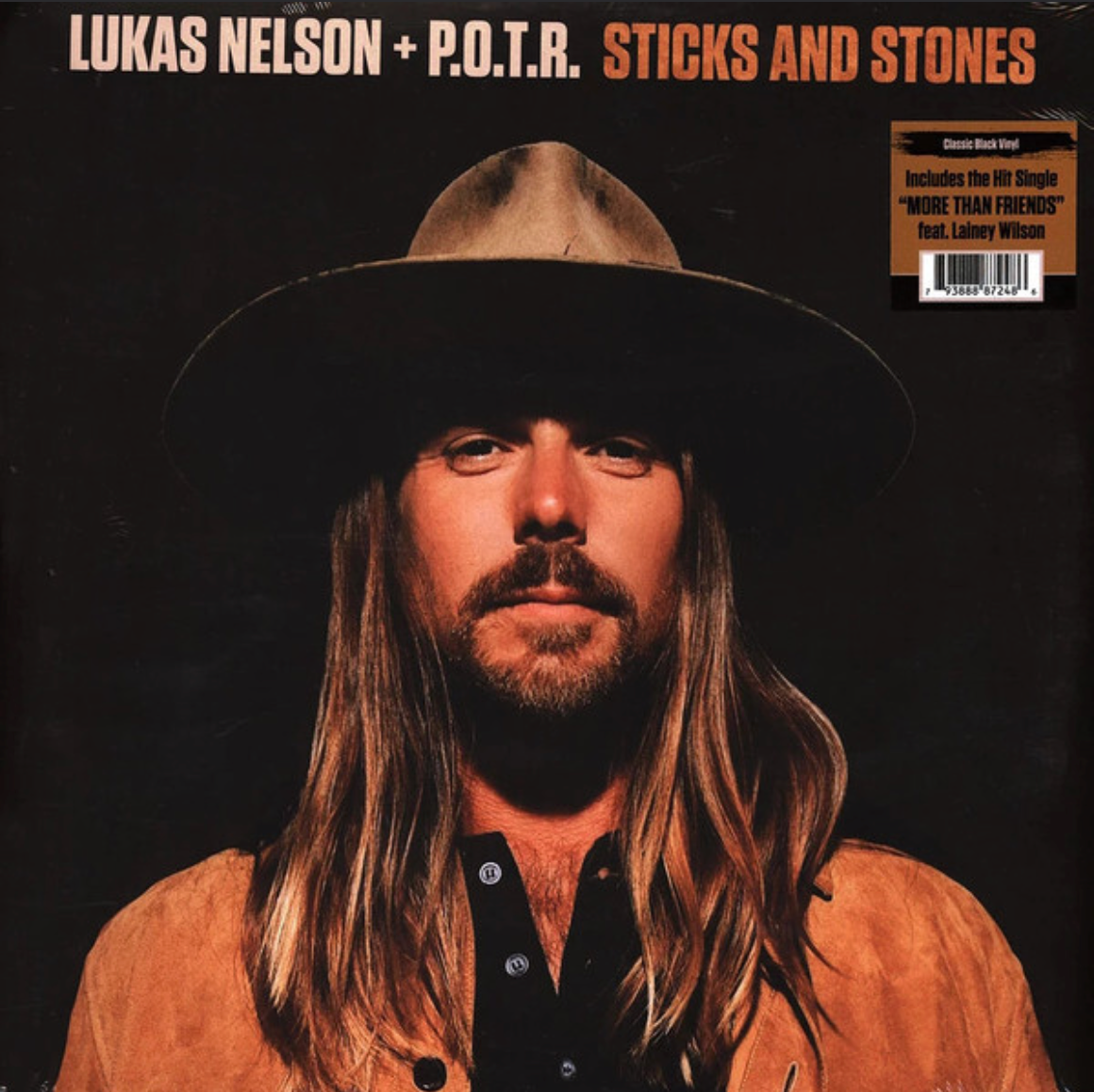 Lukas Nelson & Promise of the Real - Sticks and Stones Vinyl LP Record | Limited Edition Rock & Country Music for Collectors & Audiophiles | Perfect for Home Listening & Gifts