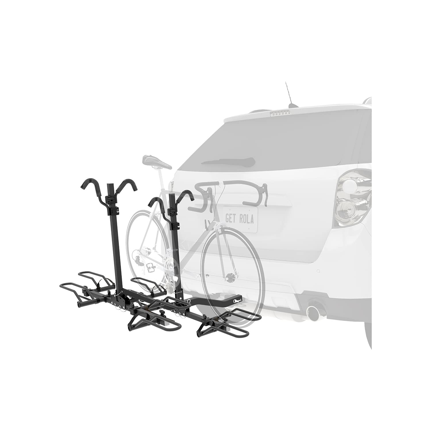 Reese 63138 Q-Slot 4-Bike Hitch Mount Rack - Heavy Duty Bicycle Carrier for Trucks, SUVs & RVs - Perfect for Road Trips, Camping & Outdoor Adventures