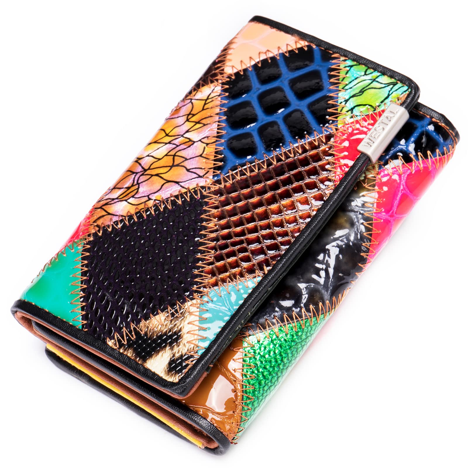 Eysee Genuine Leather Wallets for Women - Stylish Phone Purse with Card Slots - Perfect for Everyday Use, Travel & Shopping (Mode 1-b)