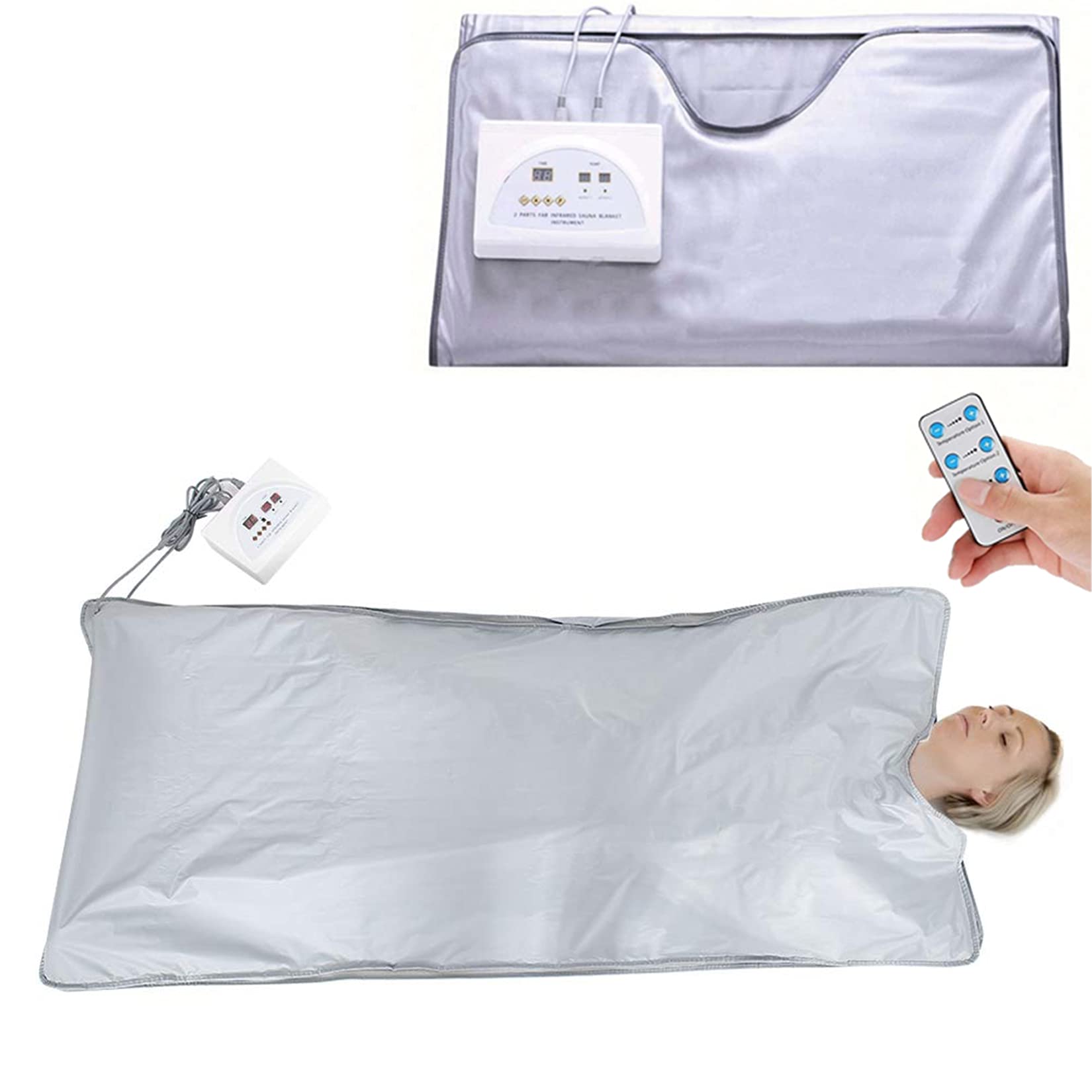 Professional Sauna Blanket for Weight Loss & Detox - Digital Slimming Blanket with Body Shaping Technology - Perfect for Home Spa, Relaxation & Wellness Routine