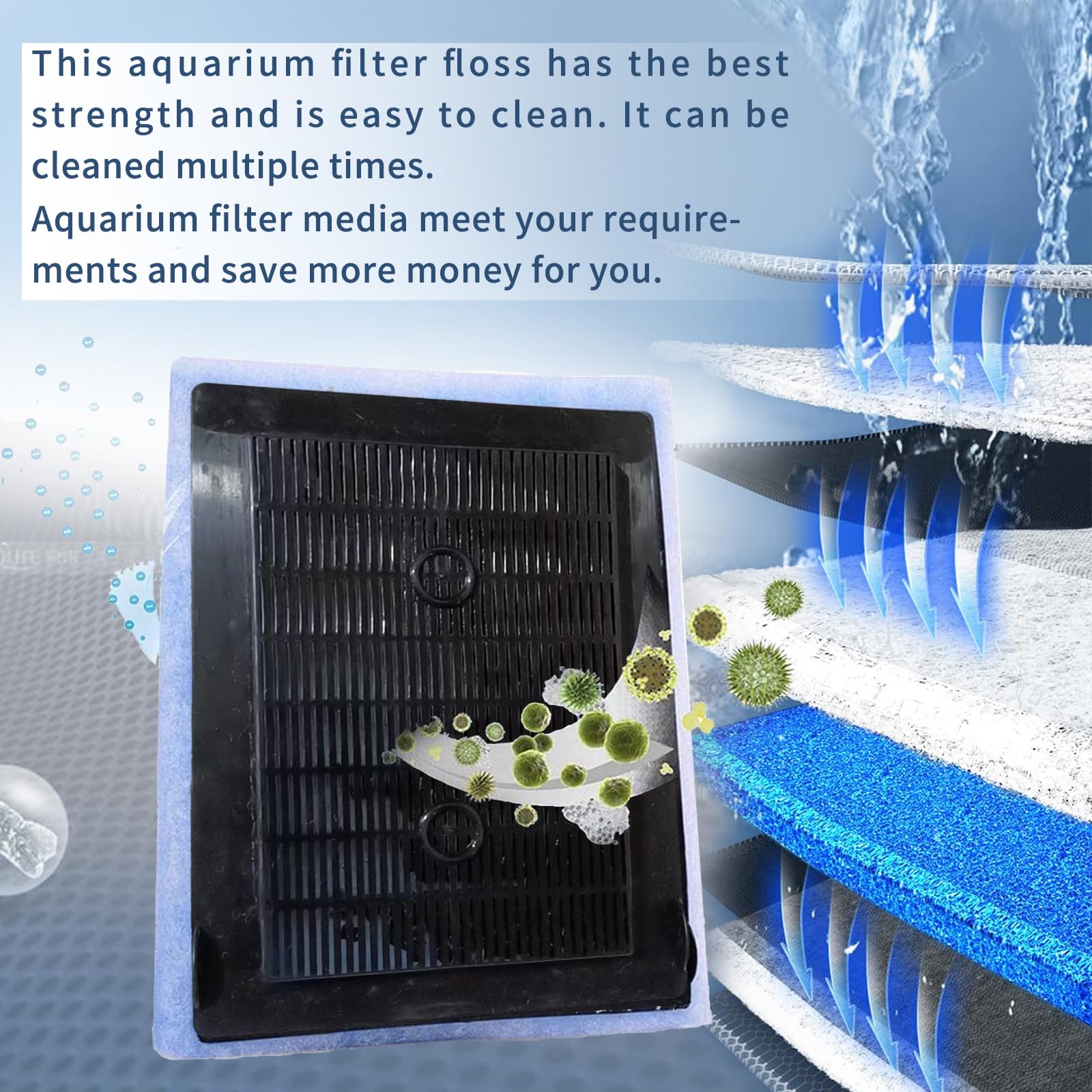 EZ-Change #2 Aquarium Filter Cartridge 10-20 Gallon - 4 Pack for Clean Water & Healthy Fish
