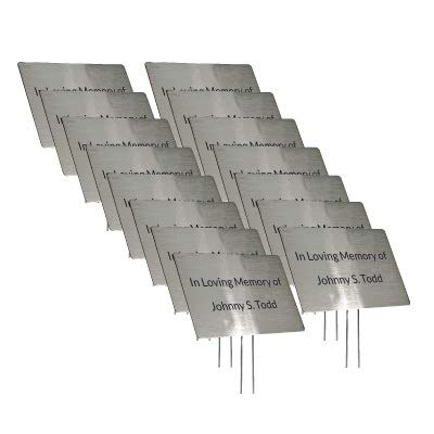 Stainless Steel Garden Markers - 15 Pack (6