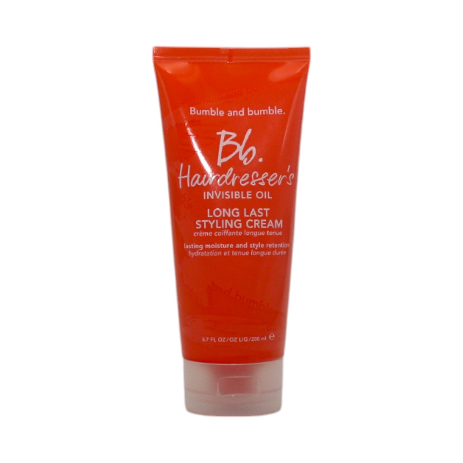 Bumble and Bumble Hairdresser's Invisible Oil Long Last Styling Cream 6.7 oz - Weightless Frizz Control & Heat Protection for Smooth, Shiny Hair - Perfect for Daily Styling & Salon-Quality Results at Home