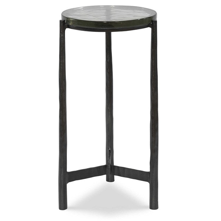 12 x 23 Inch Gunmetal Accent Table - Modern Side Table for Living Room, Bedroom & Office - Small End Table with Durable Metal Frame