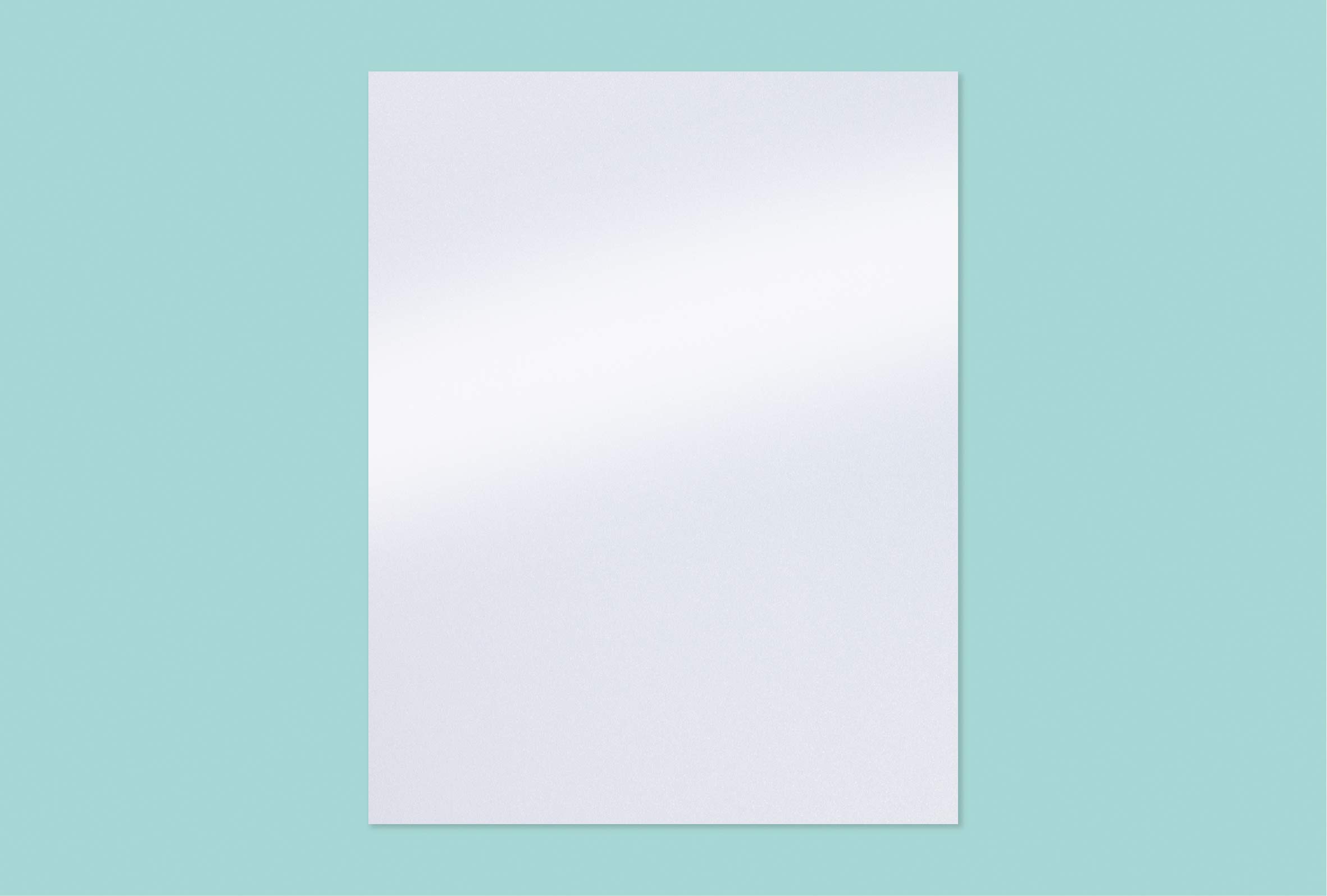 Premium White Shimmer Paper - 100-Pack Metallic Cardstock Paper, 92 lb Cover Weight, Double-Sided Printing, Letter Size 8.5