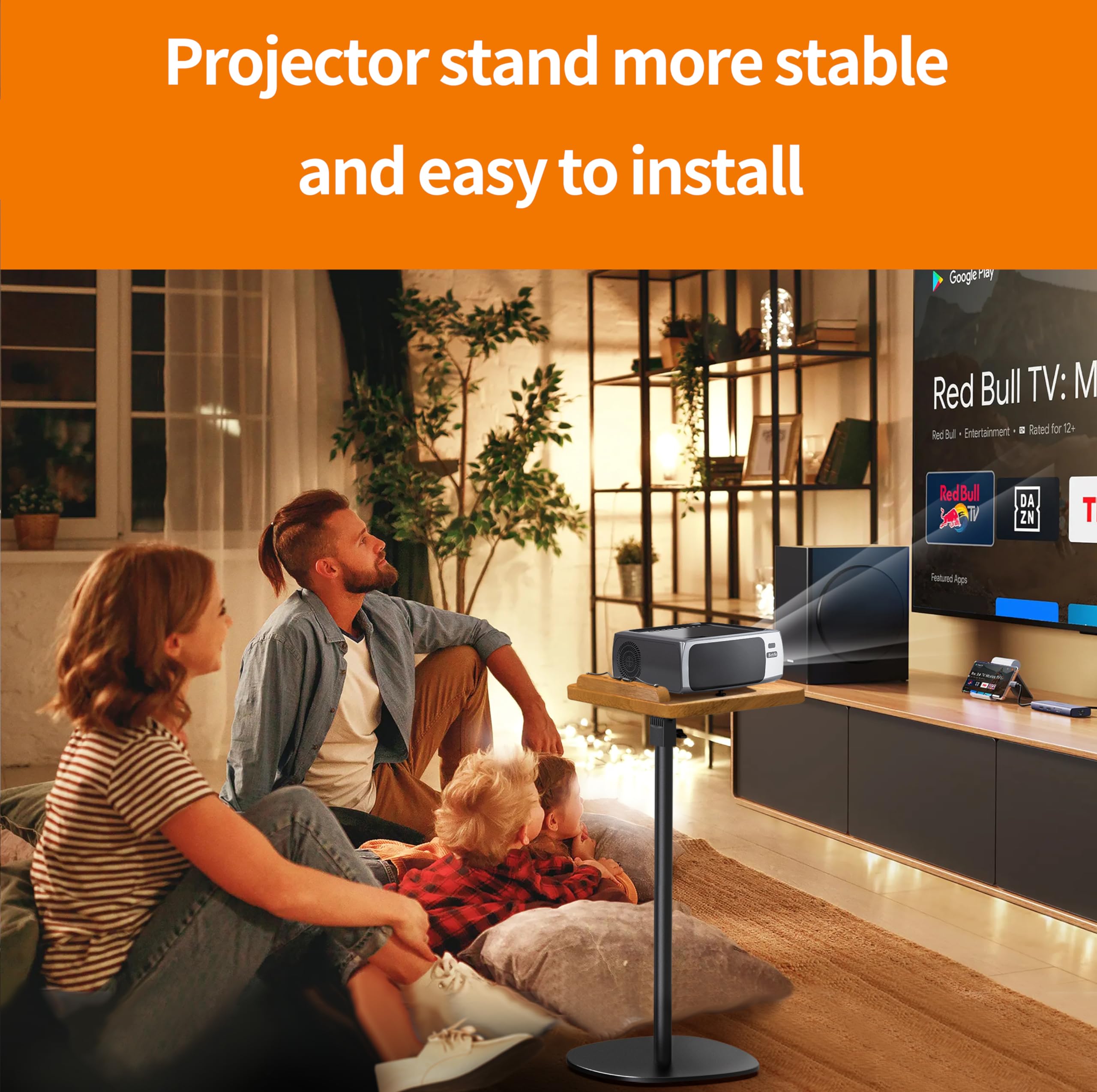 NAMON Adjustable Book Stand - Solid Wood & Sturdy Metal Floor Holder with Page Clip - Perfect for Cookbooks, Music Sheets, Laptop & Reading - Height Adjustable for Kitchen, Office & Study
