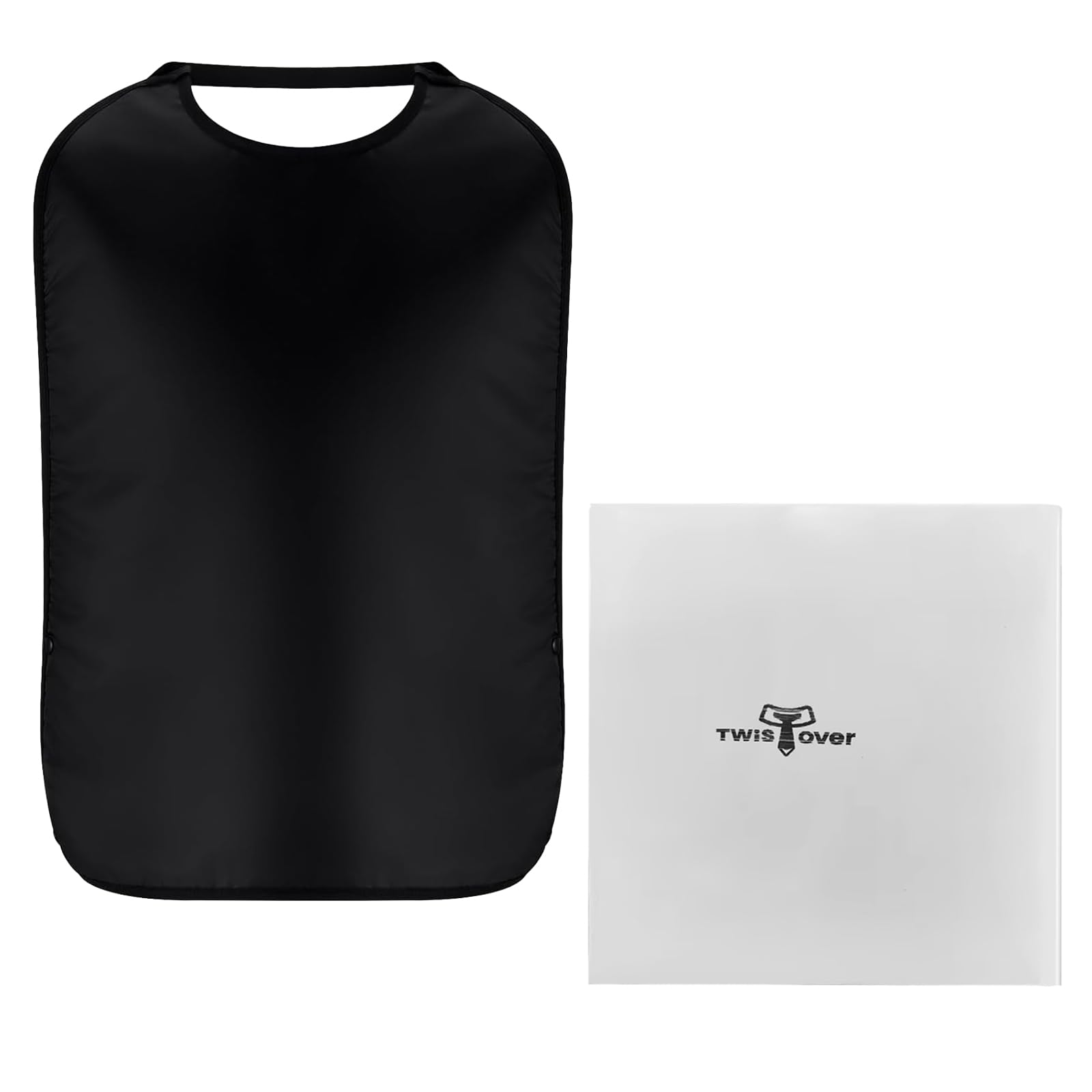 Waterproof Double Layer Stretchable Adult Bibs with Crumb Catcher - Washable Clothing Protector for Eating, Dining & Mealtime - Perfect for Elderly Care, Disabled Adults & Messy Eaters