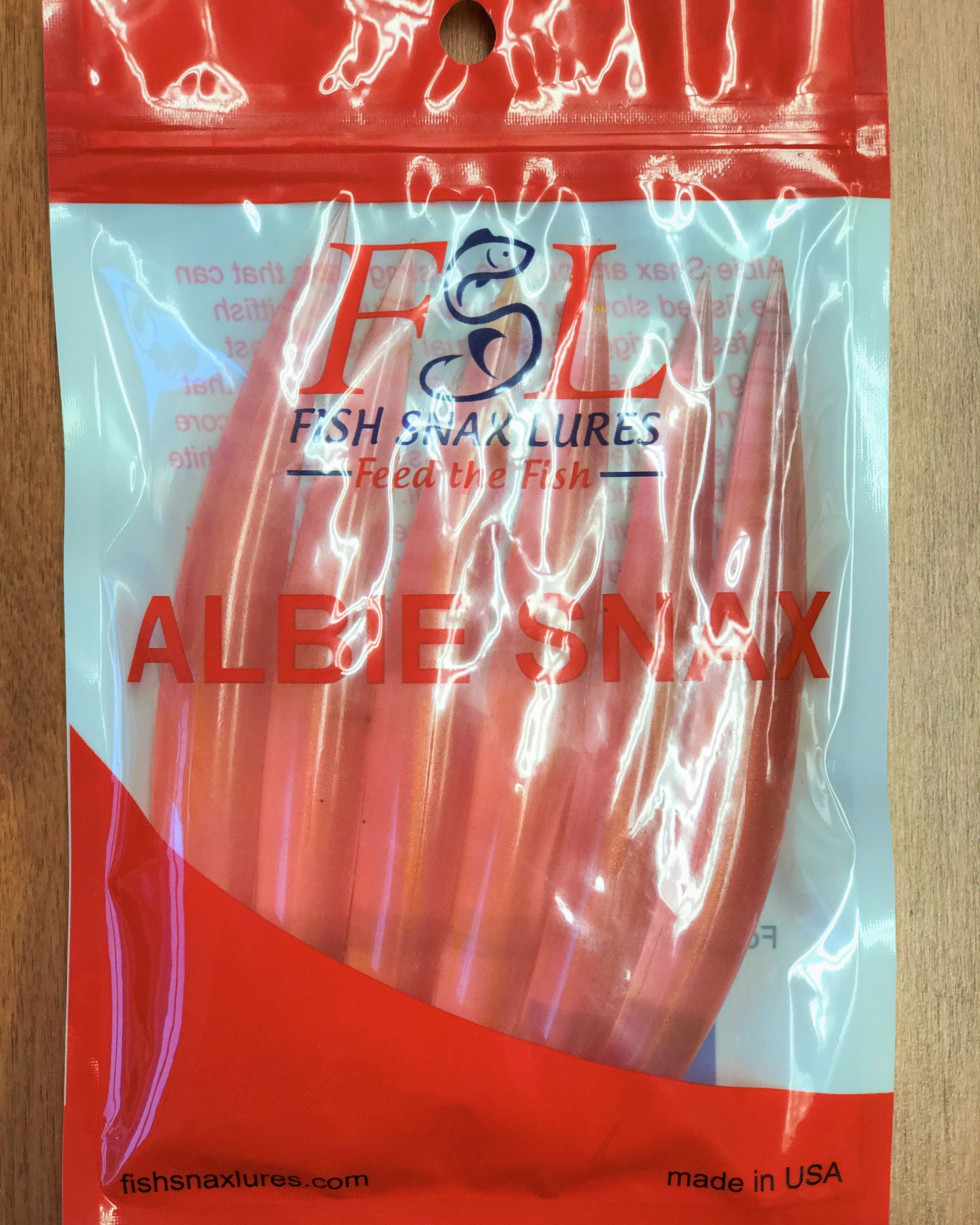 Premium Albie Snax 6 Pack Fish Lures - Realistic Saltwater Fishing Baits for Striped Bass, Bluefish & Albacore - Perfect for Surf Casting, Kayak Fishing & Offshore Angling