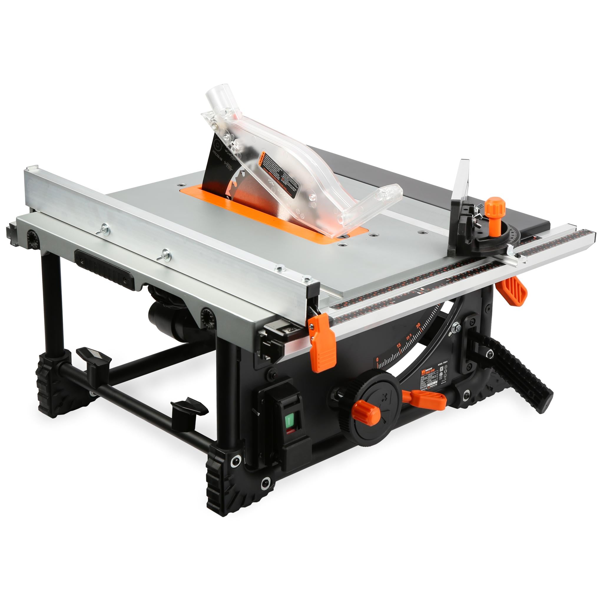 WEN TT0811 11 Amp 8.25 Inch Compact Benchtop Jobsite Table Saw - Portable Woodworking Tool for DIY Projects & Home Renovation