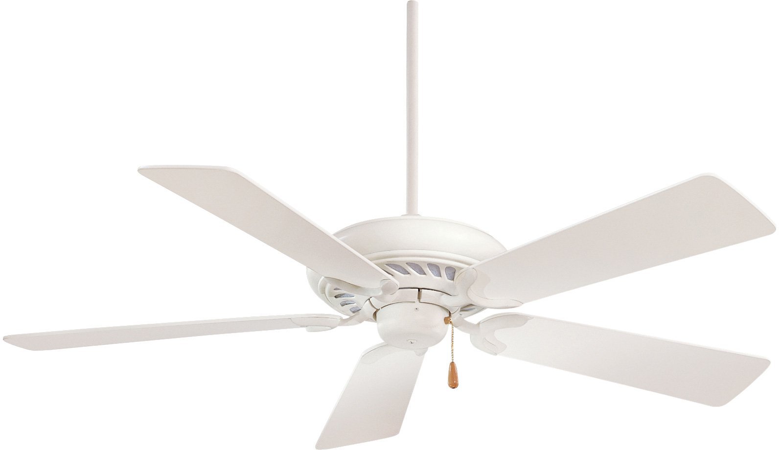 Minka-Aire F568-SWH 52 Inch Ceiling Fan with Light - Energy Star Certified, Supra Shell White Finish - Perfect for Living Room, Bedroom & Outdoor Spaces