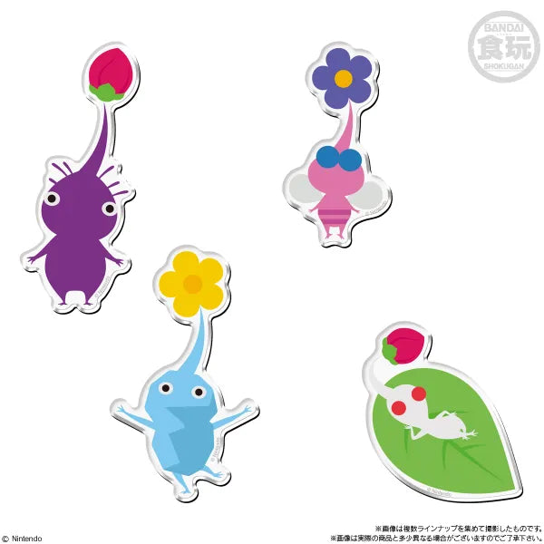 Bandai Shokugan Chara Magnet Pikmin Boxed Set - 14 Collectible Trading Figures for Anime Fans & Nintendo Lovers | Perfect for Display, Gifts & Pikmin Collections