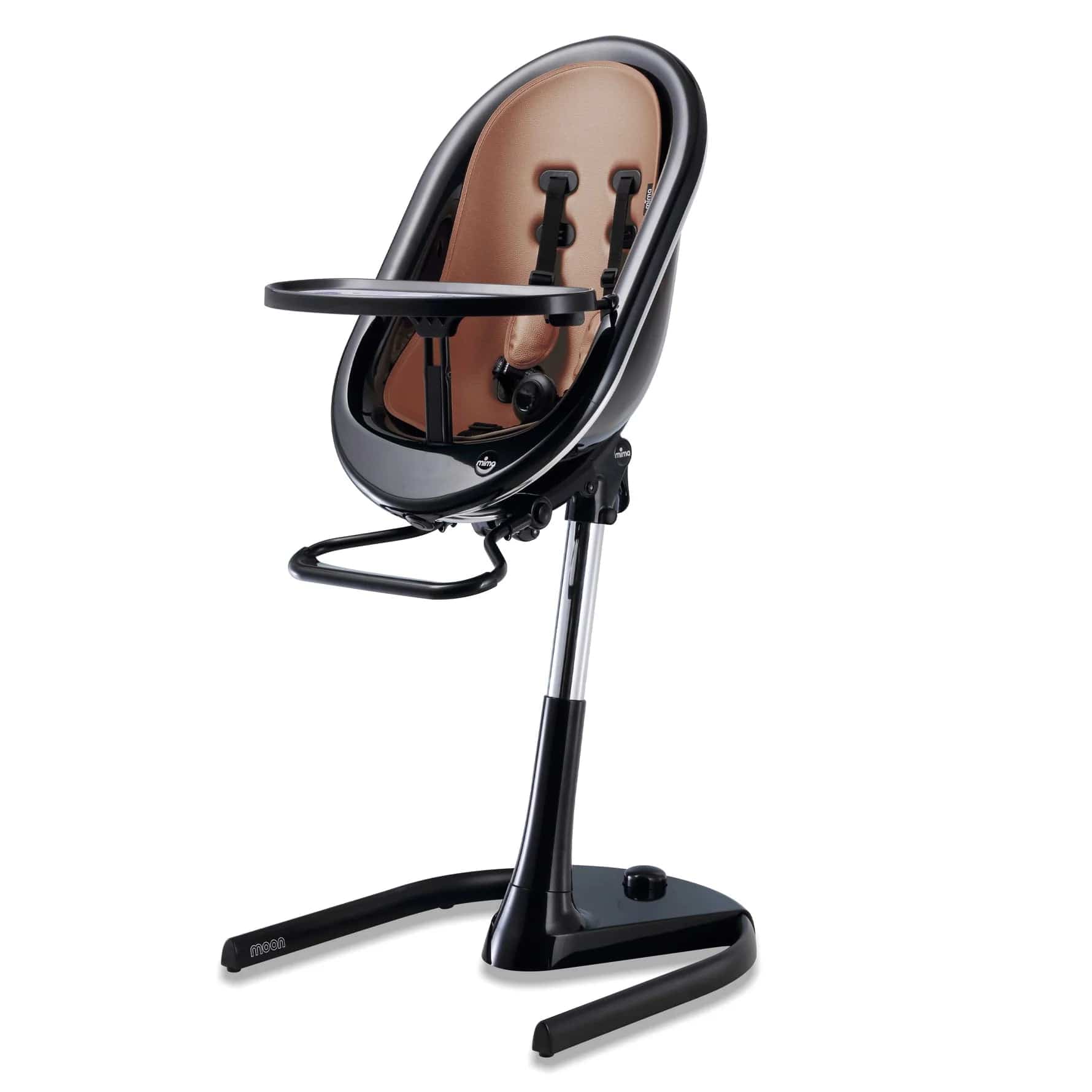 Mima Moon 2G High Chair for Babies & Toddlers - Modern Adjustable Baby Feeding Chair with Safety Harness - Perfect for Dining, Weaning & Playtime at Home