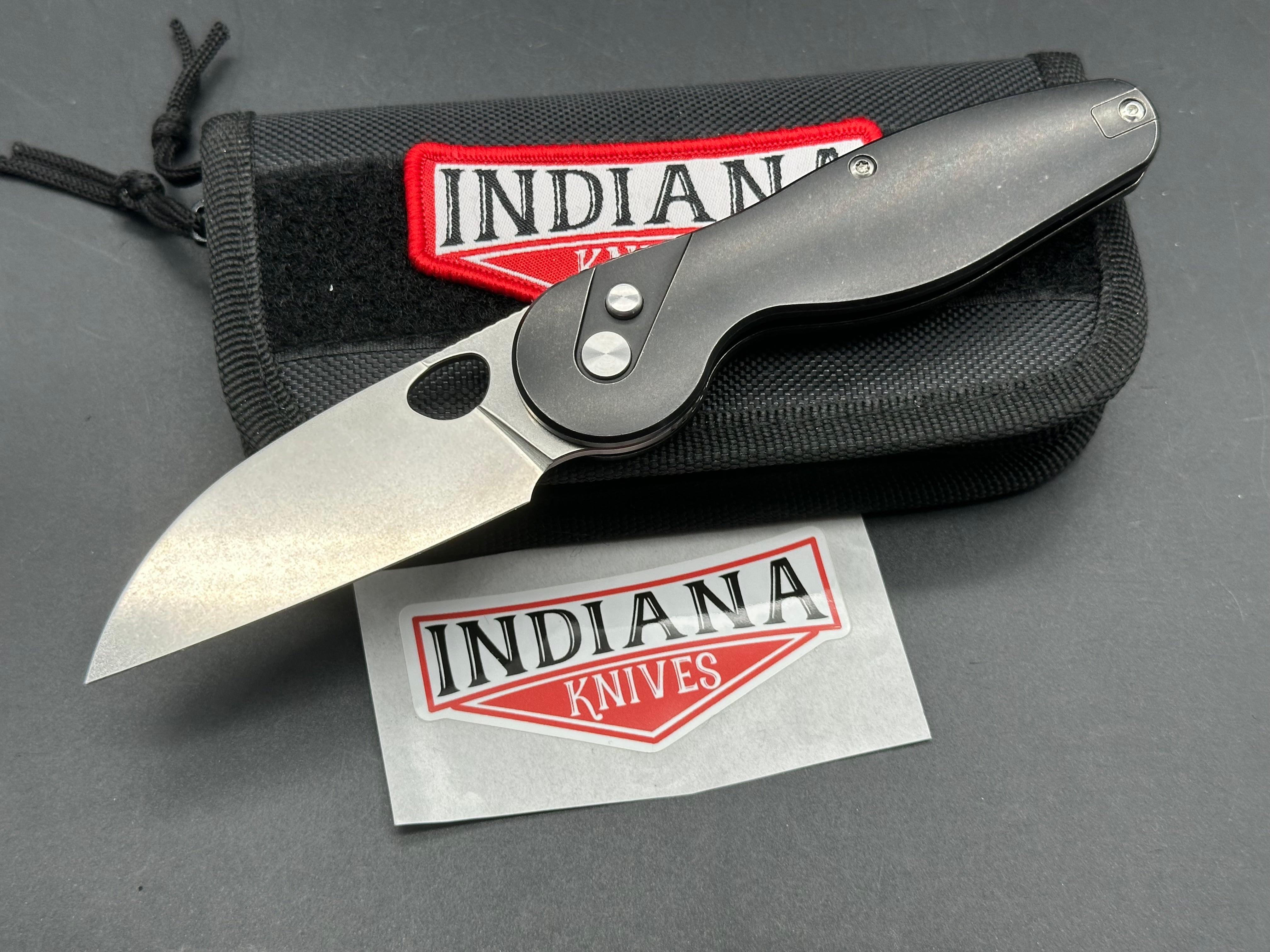 Premium Indiana Knives EDZ Folding Pocket Knife with MagnaCut Blade - Outdoor Camping, Hiking & Everyday Carry (EDC)