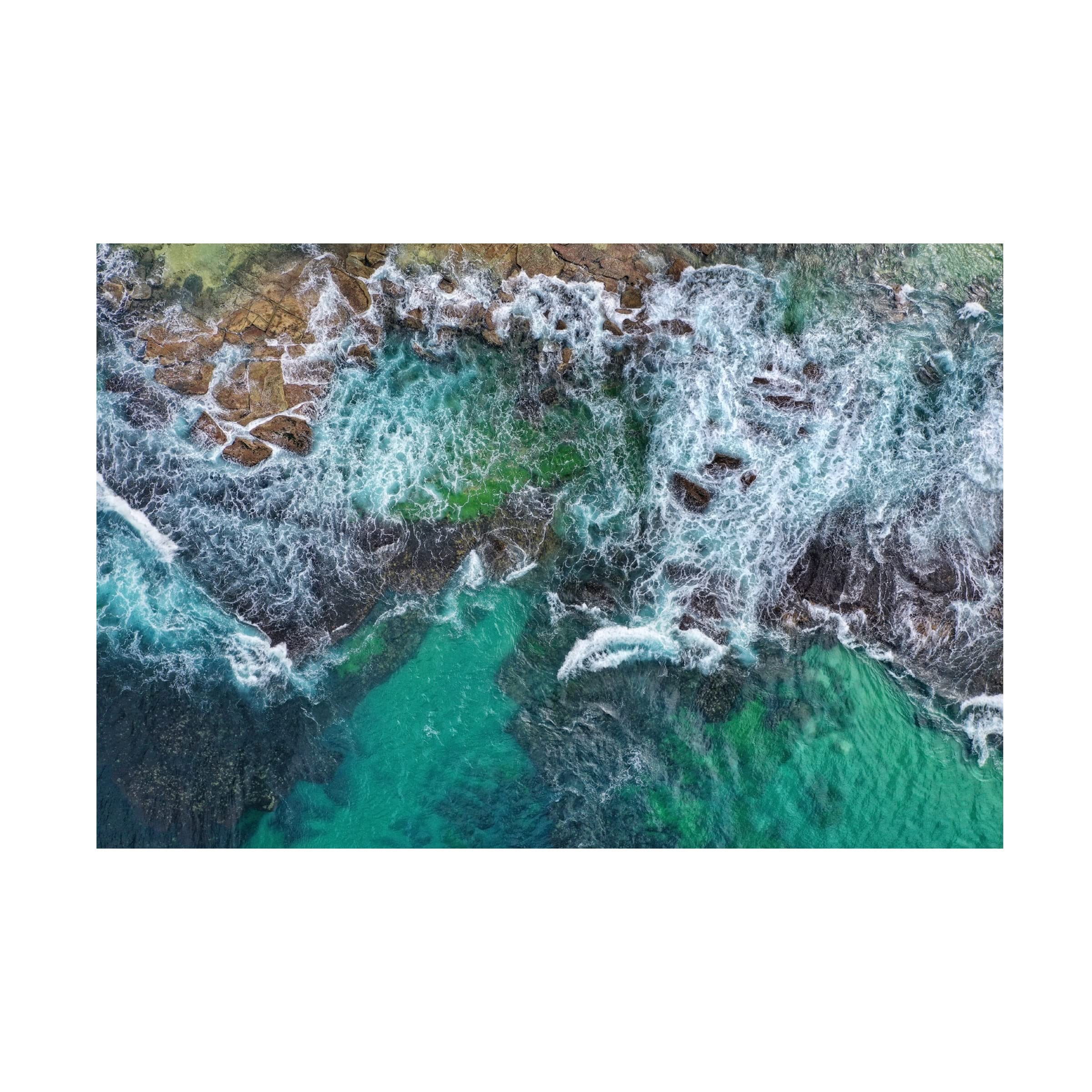 Trademark Fine Art 'Ocean Art' Canvas Painting by Beata Czyzowska Young - Stunning Coastal Wall Decor for Living Room, Bedroom & Office