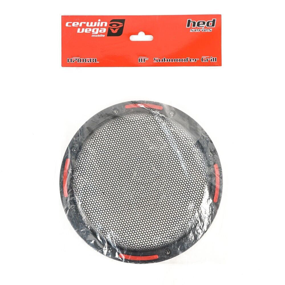 Cerwin Vega H710GRL HED Series 10-Inch High-Performance Subwoofer Mesh Grill - Perfect for Home Theater, Car Audio & Studio Sound Systems