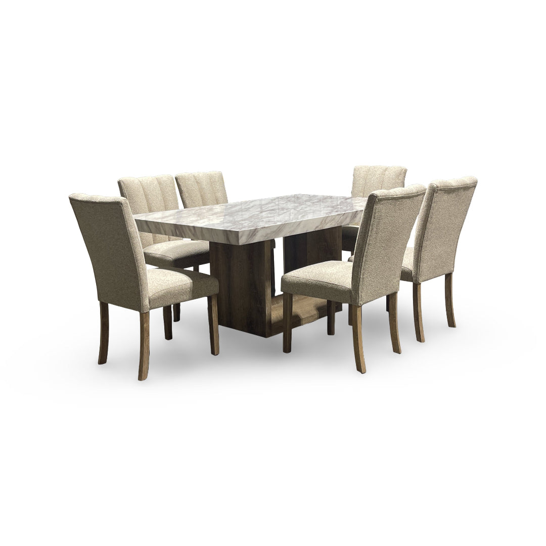 Margo 5-Piece Dining Set - Modern Kitchen & Dining Room Table Chairs for Family Meals & Entertaining