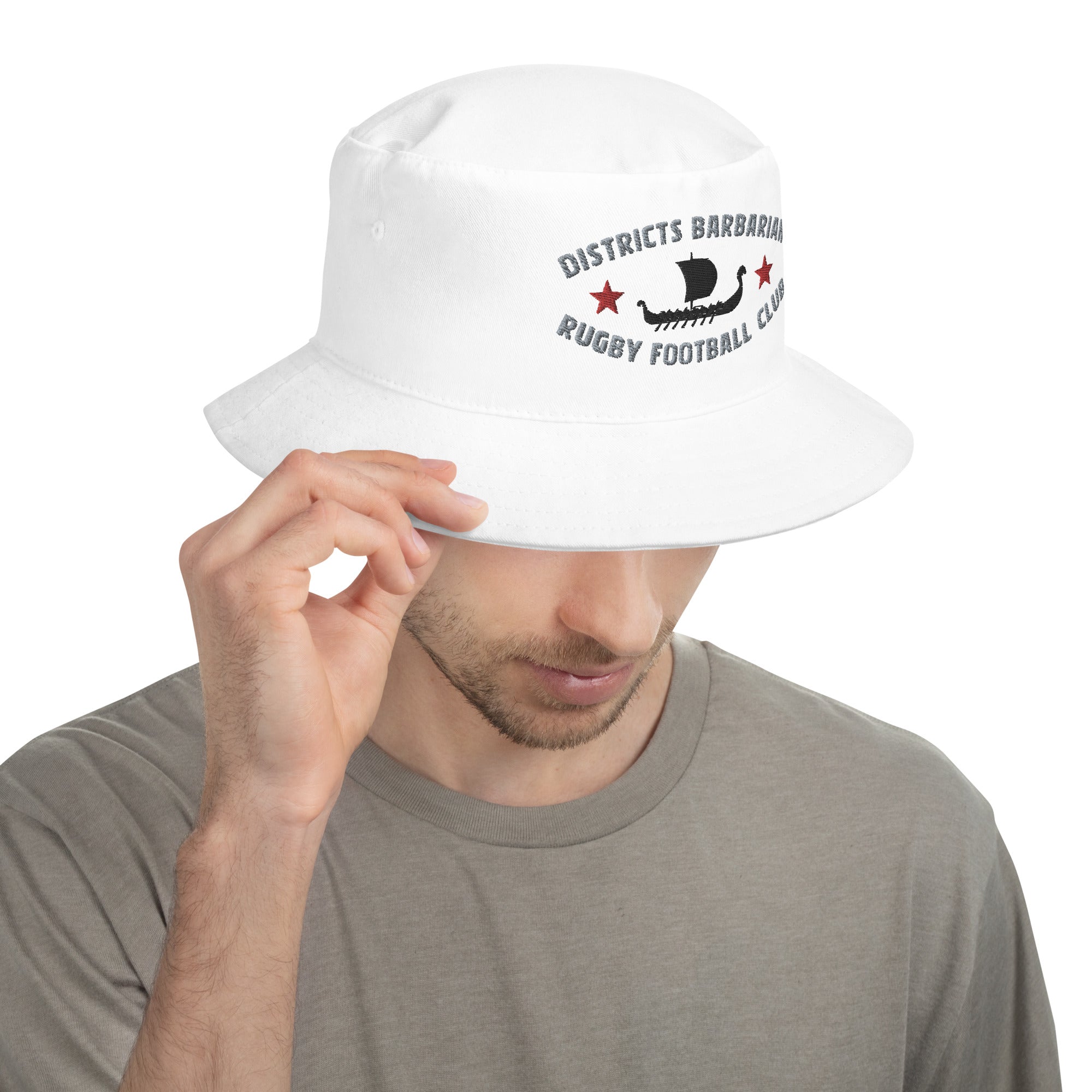 Districts Barbarian RFC Bucket Hat - Adjustable Cotton Baseball Cap for Men & Women - Perfect for Outdoor Sports, Beach, Hiking and Street Fashion
