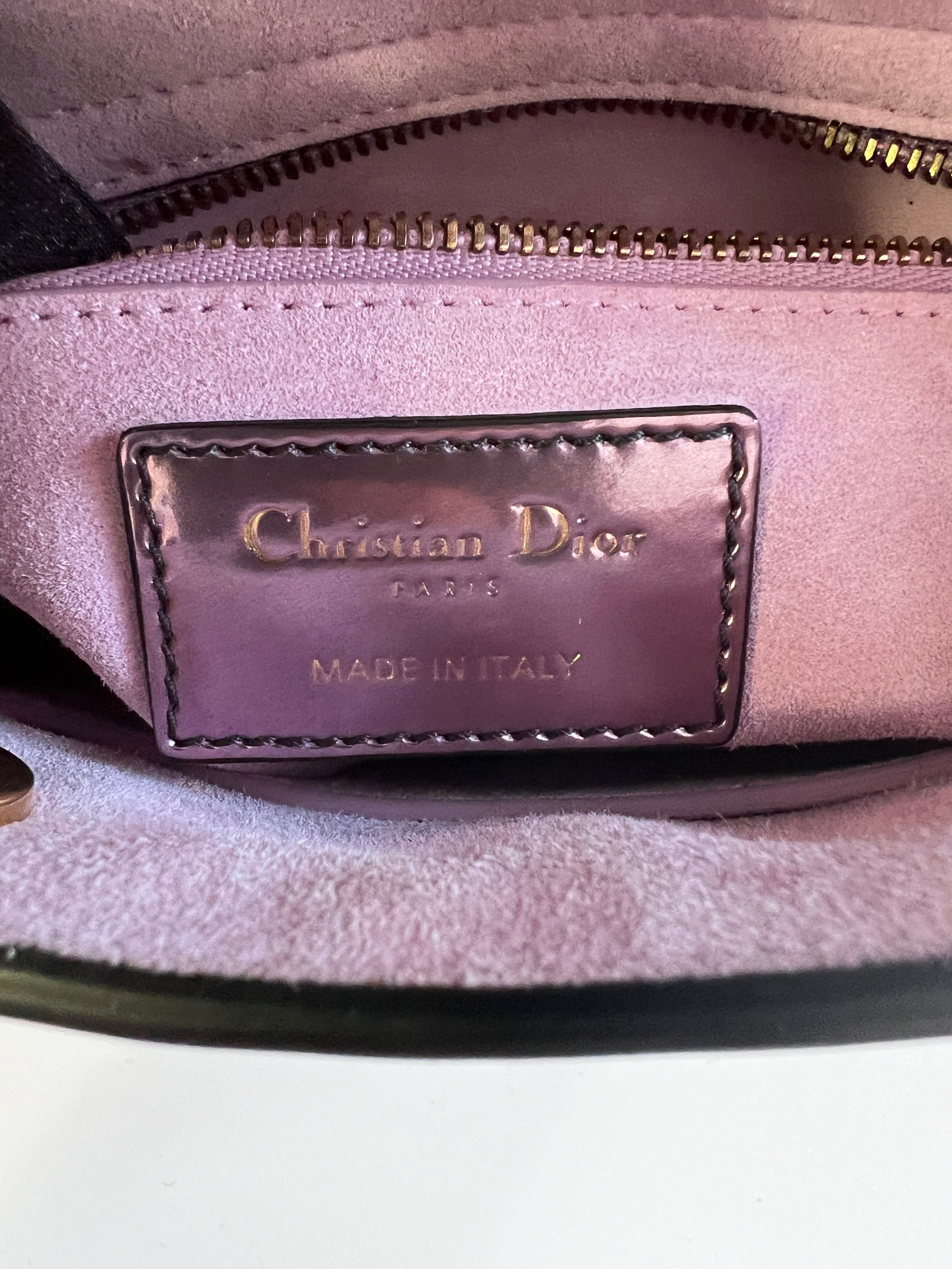 Dior Mini Metallic Lady Dior Bag - Luxury Crossbody Purse for Women | Perfect for Evening Parties, Weddings & Special Occasions