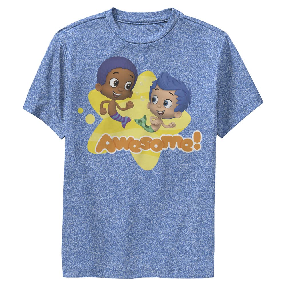 Nikeelodeon Bubble Guppies Gil and Goby Boys' Short Sleeve Graphic T-Shirt - Cute Cartoon Character Tee for Kids, Birthday Gifts & Casual Wear