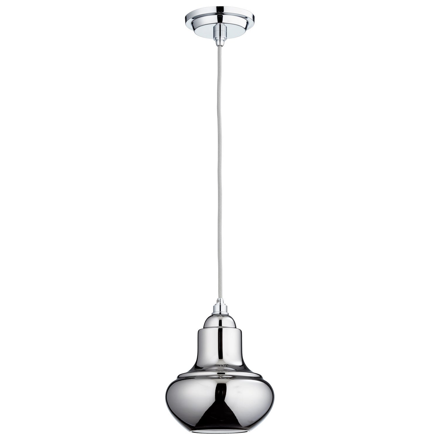 Cyan Design 06483 Camille Pendant Light in Chrome - Elegant Modern Ceiling Fixture for Dining Room, Kitchen Island & Bedroom Lighting