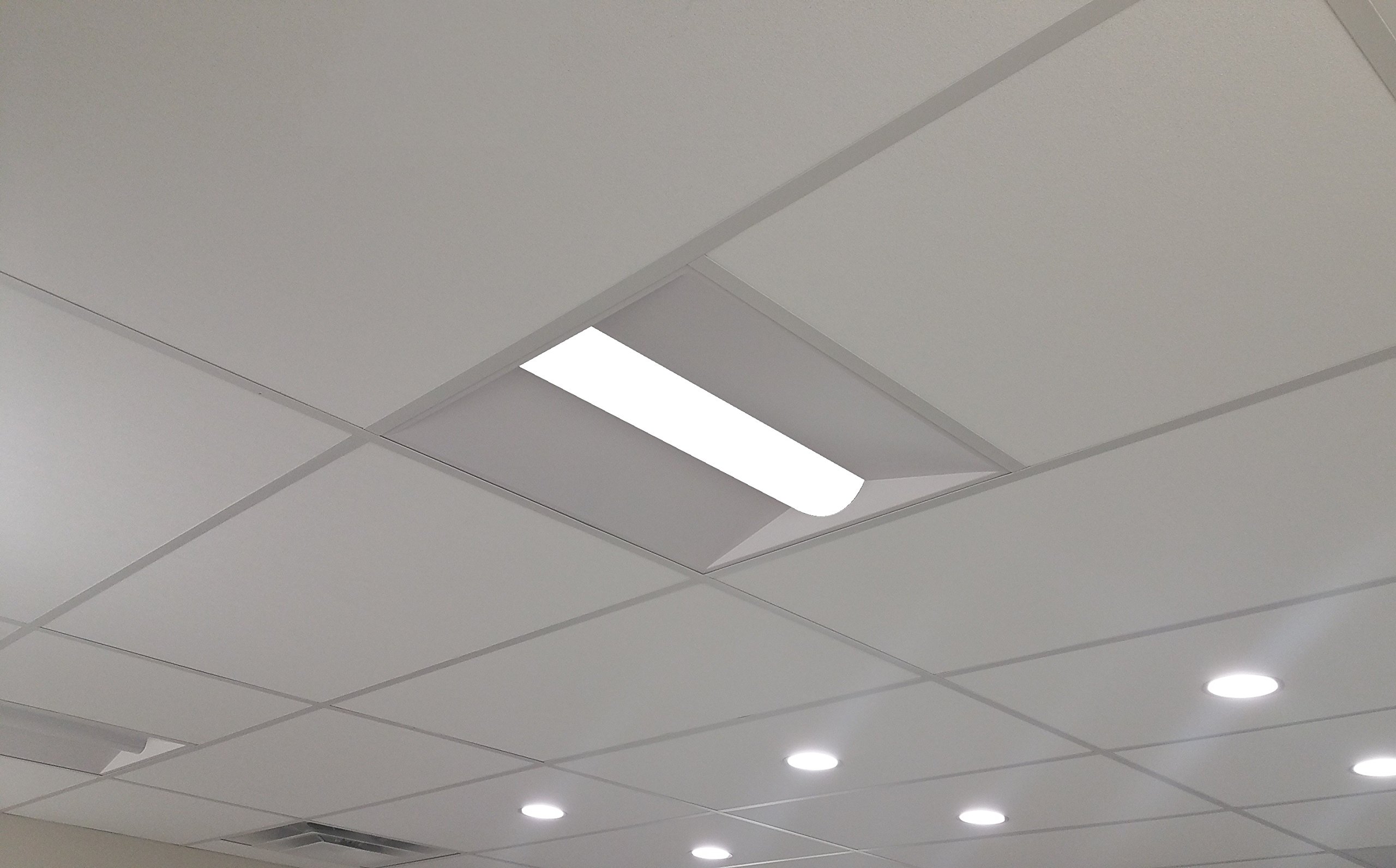 NICOR Lighting 2x2 Ft LED Retrofit Ceiling Troffer Kit with Precision Engineered Diffuser (T3R-22-S-MV-40) - Energy Efficient Office Lighting Solution for Commercial Spaces & Drop Ceilings