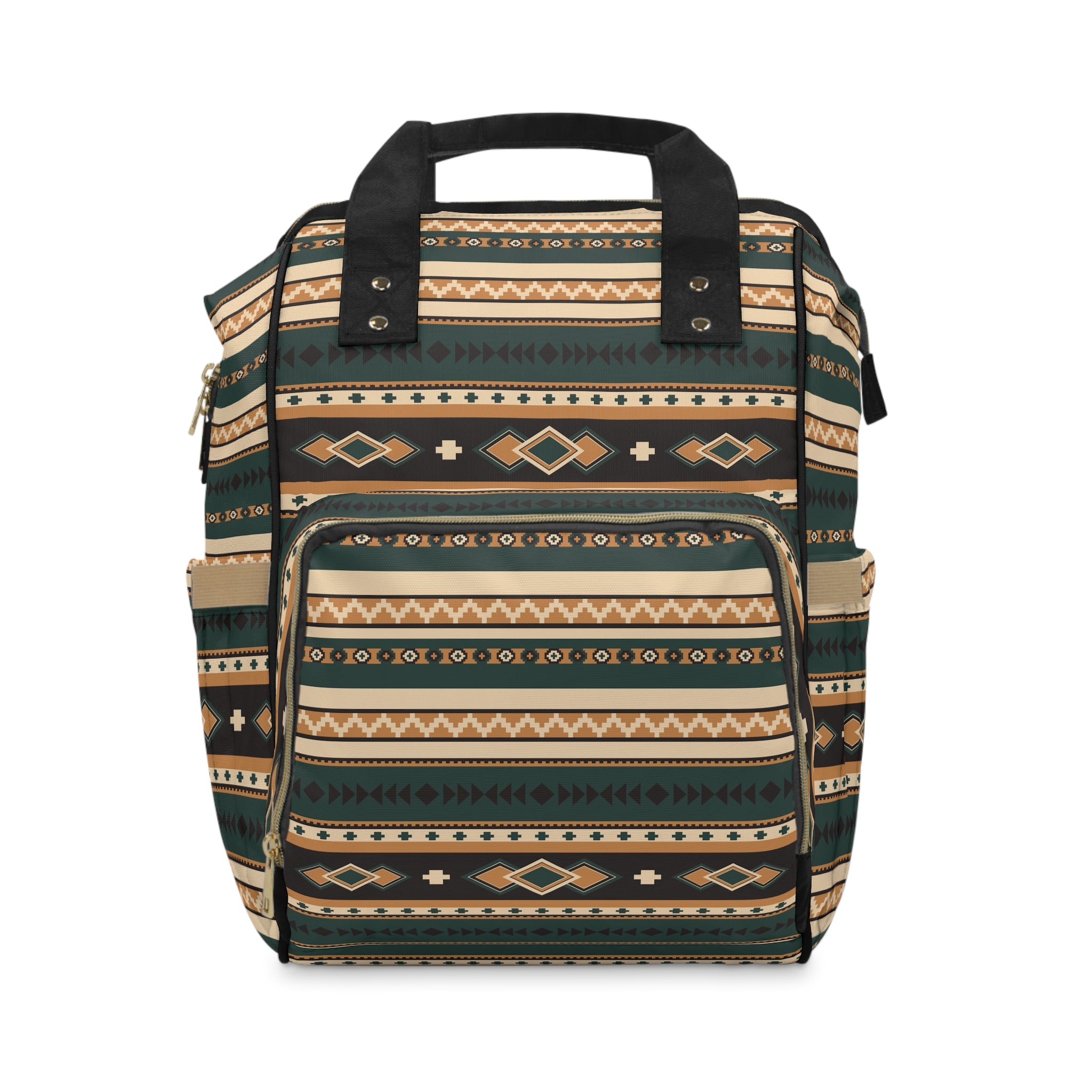 Multifunctional Diaper Backpack for Baby - Southwestern Sands Design, Large Capacity Newborn Travel Bag for Parents | Perfect for Daycare, Travel & Outdoor Adventures