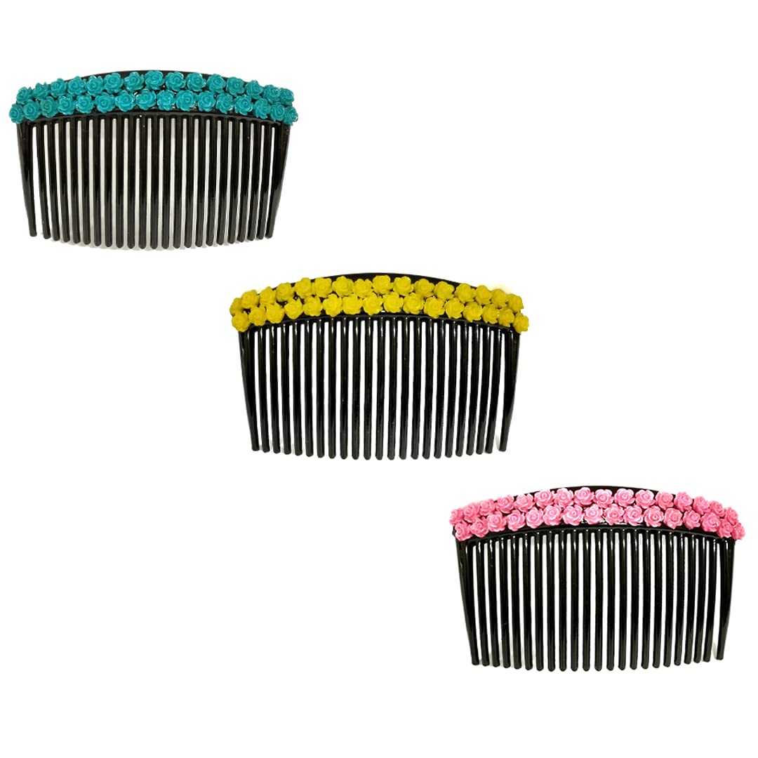 Stylish Artificial Hair Pins with Flare Stones & Pearls for Women & Girls - Perfect for Weddings, Parties & Everyday Elegance (2530)