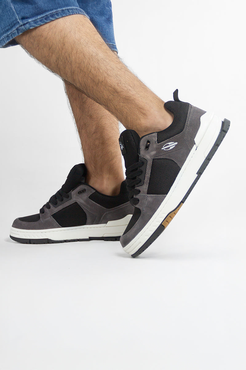 Mormaii Crest Grey Running Shoes for Men - Lightweight & Breathable Sneakers for Jogging, Gym Workouts, and Daily Wear