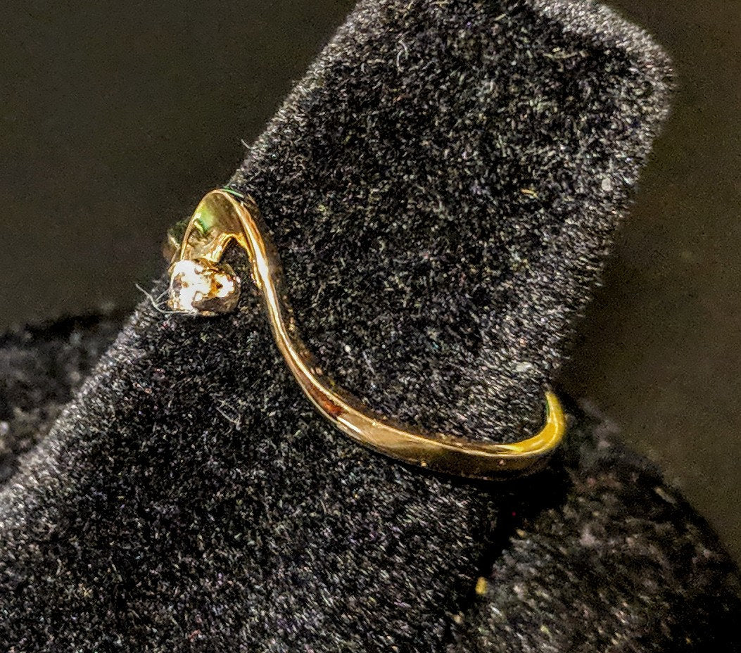 Solid Yellow or White Gold Natural Sapphire Promise Ring - Genuine Sapphire Accented Engagement Ring for Women, 14K Fine Jewelry, Petite Size | Perfect for Proposals, Anniversaries & Special Occasions