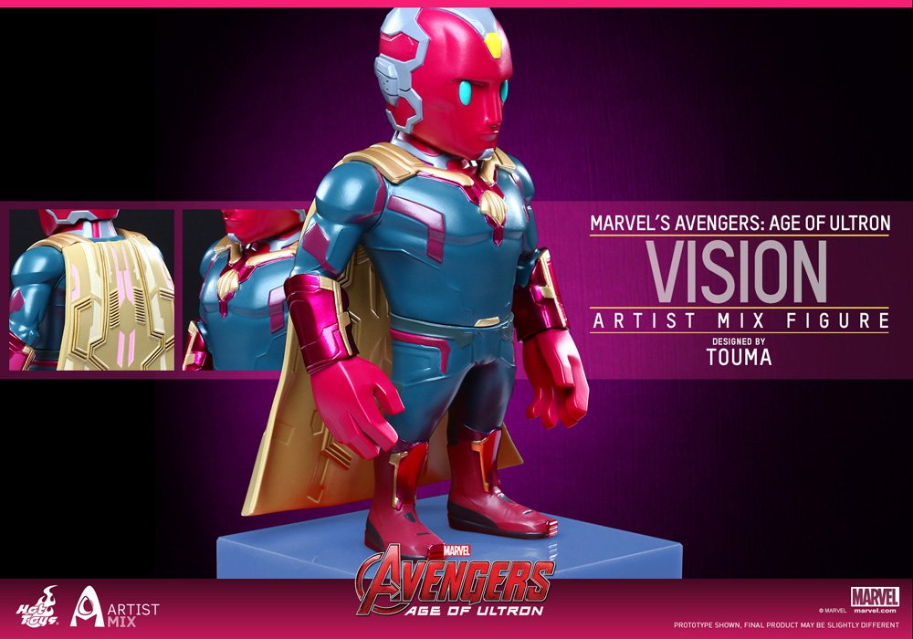 Hot Toys Vision Avengers Age of Ultron Series 2 Action Figure - Collectible Marvel Superhero Toy for Display & Gifts