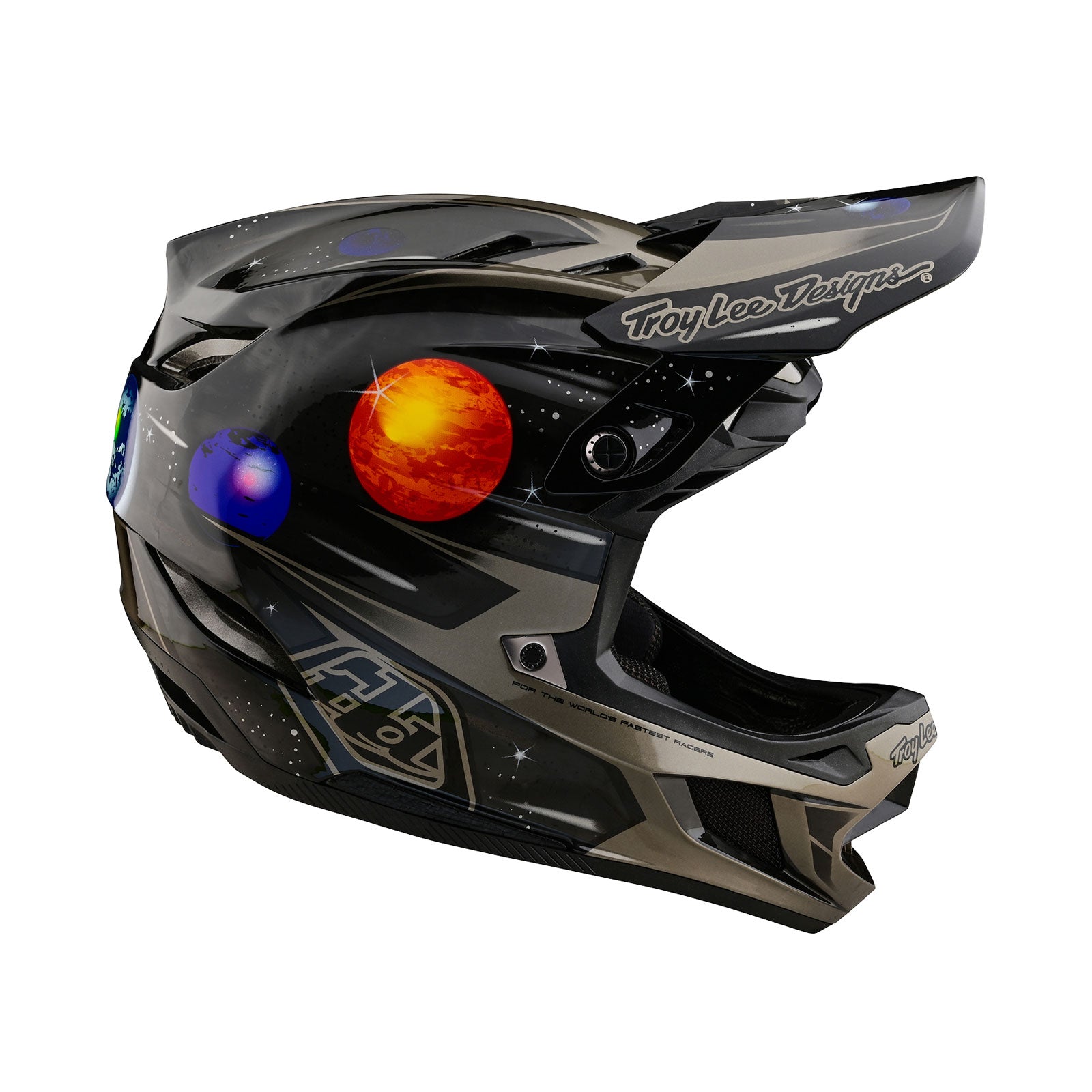 D4 Carbon Fiber Motorcycle Helmet with MIPS Technology - Spacian Black - Lightweight & Safe for Racing, Street Riding & Commuting