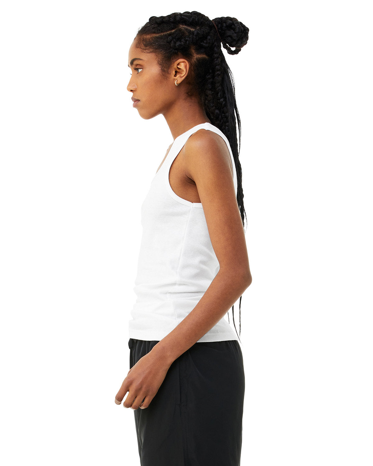 Bella + Canvas 1081 Women's Micro Ribbed Tank Top - Soft Stretchy Fitted Camisole for Layering, Yoga & Casual Wear