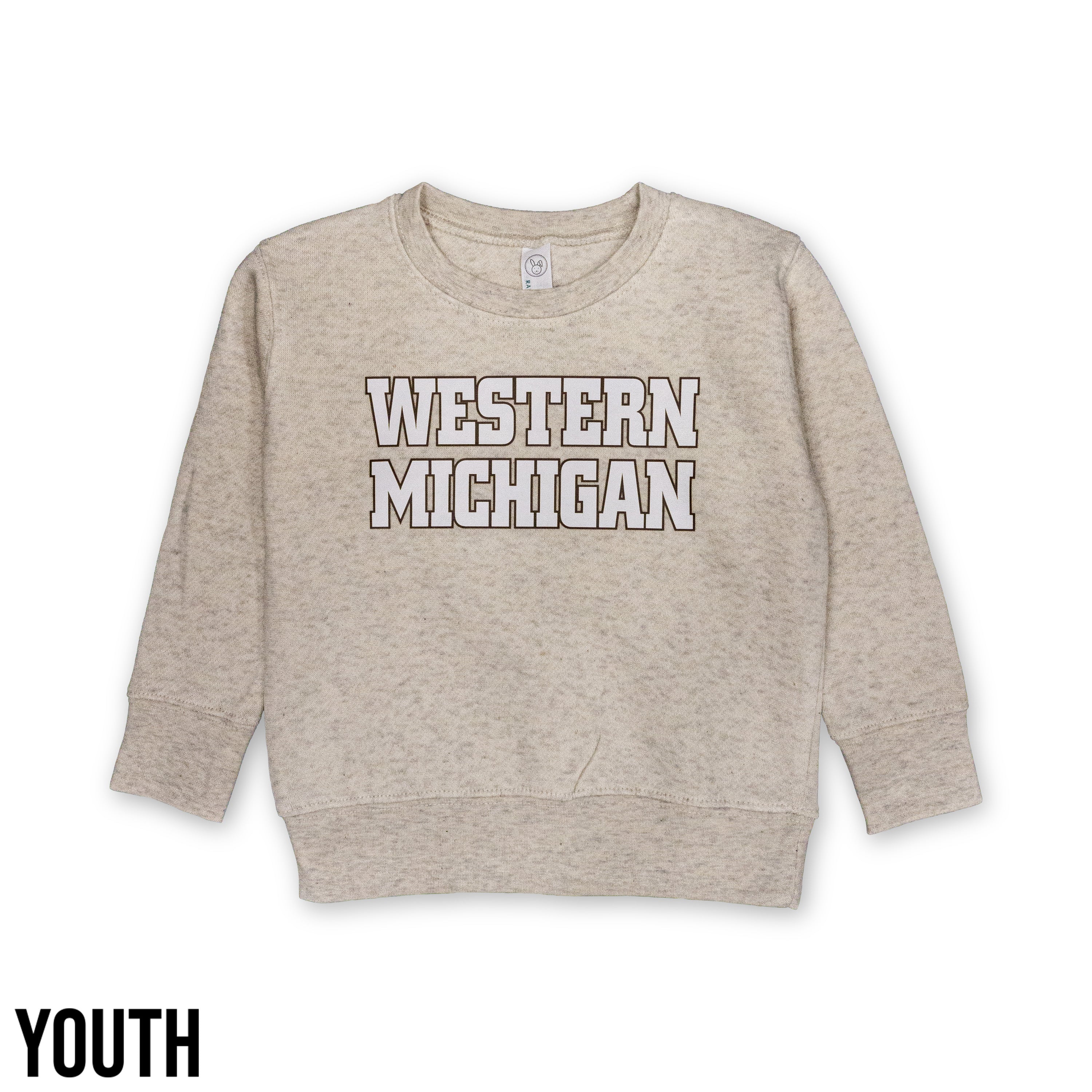 Western Michigan Toddler Crew - Soft & Comfortable Cotton Kids T-Shirt for Boys & Girls - Perfect for Playdates, School & Family Outings