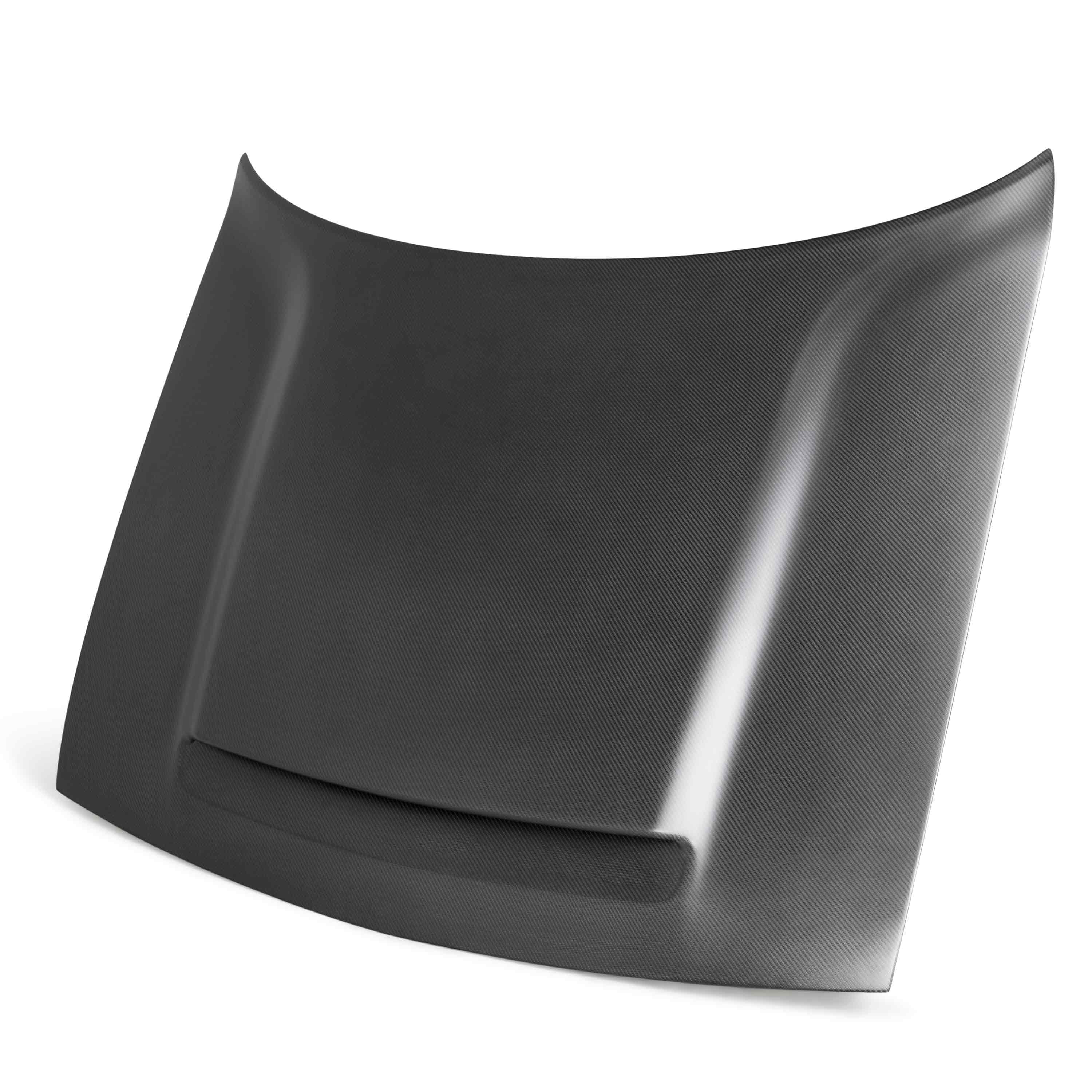 2019 Dodge Challenger Hellcat Redeye Carbon Fiber Hood by Anderson Composites - AC HD18DGCHDM OE Dry Carbon Replacement - Perfect for Racing & Car Shows