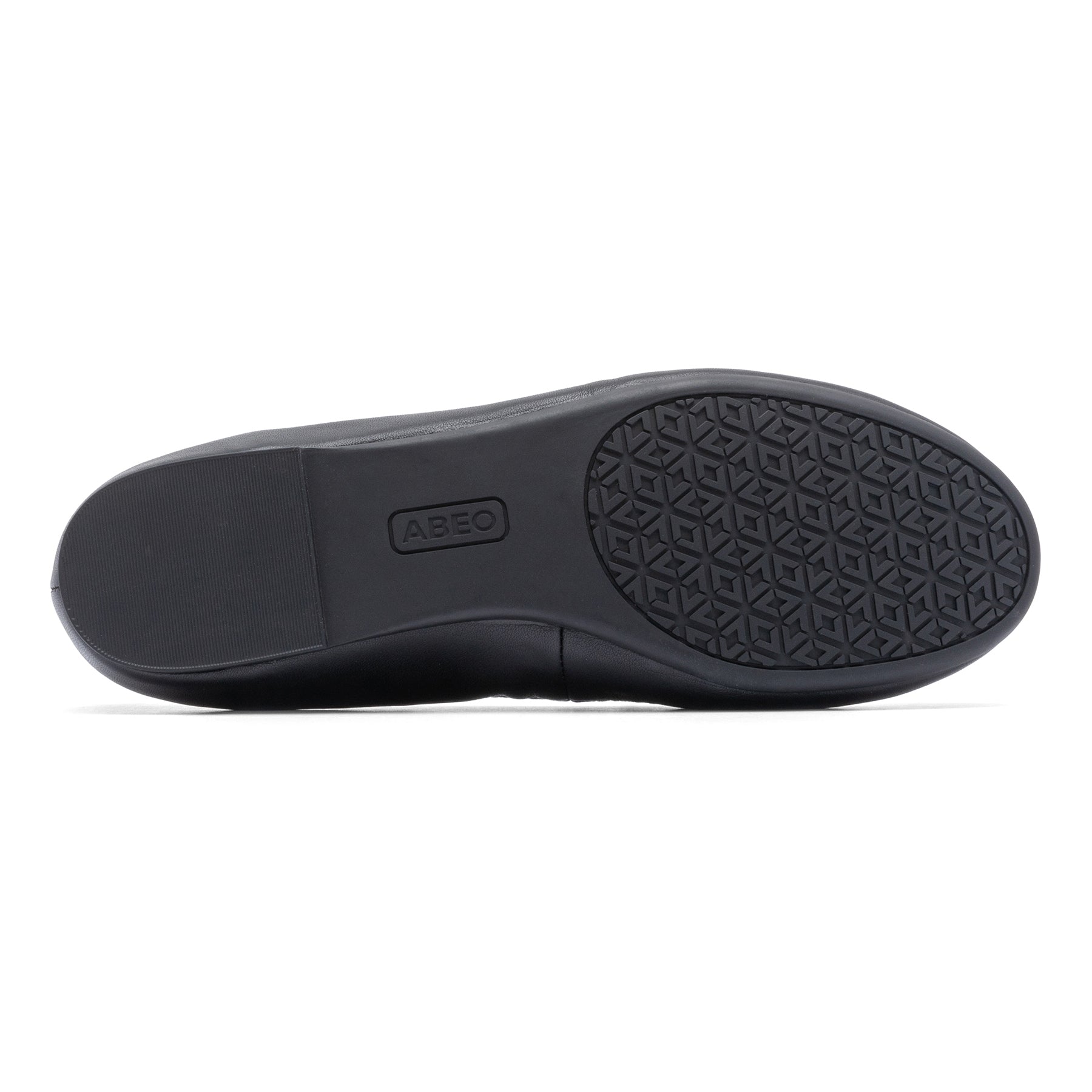 Abeo Promenade Flat Black - Comfortable & Stylish Women's Ballet Flats for Work, Travel & Everyday Wear