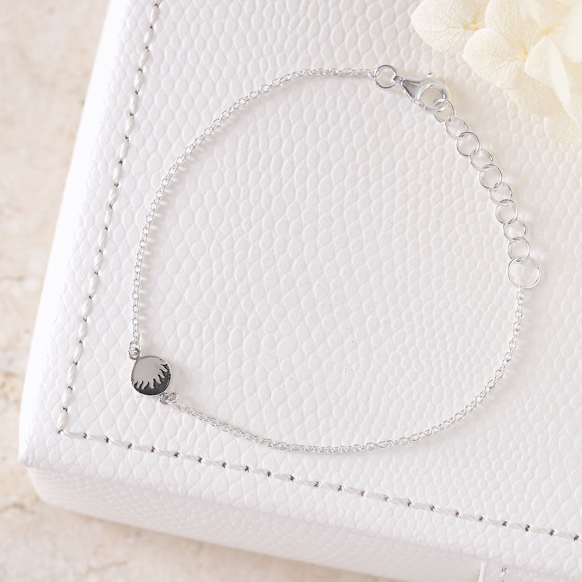 Celestial Midnight Bracelet - Elegant Silver Moon & Star Charm Bracelet for Women | Perfect for Evening Parties, Date Nights & Special Occasions