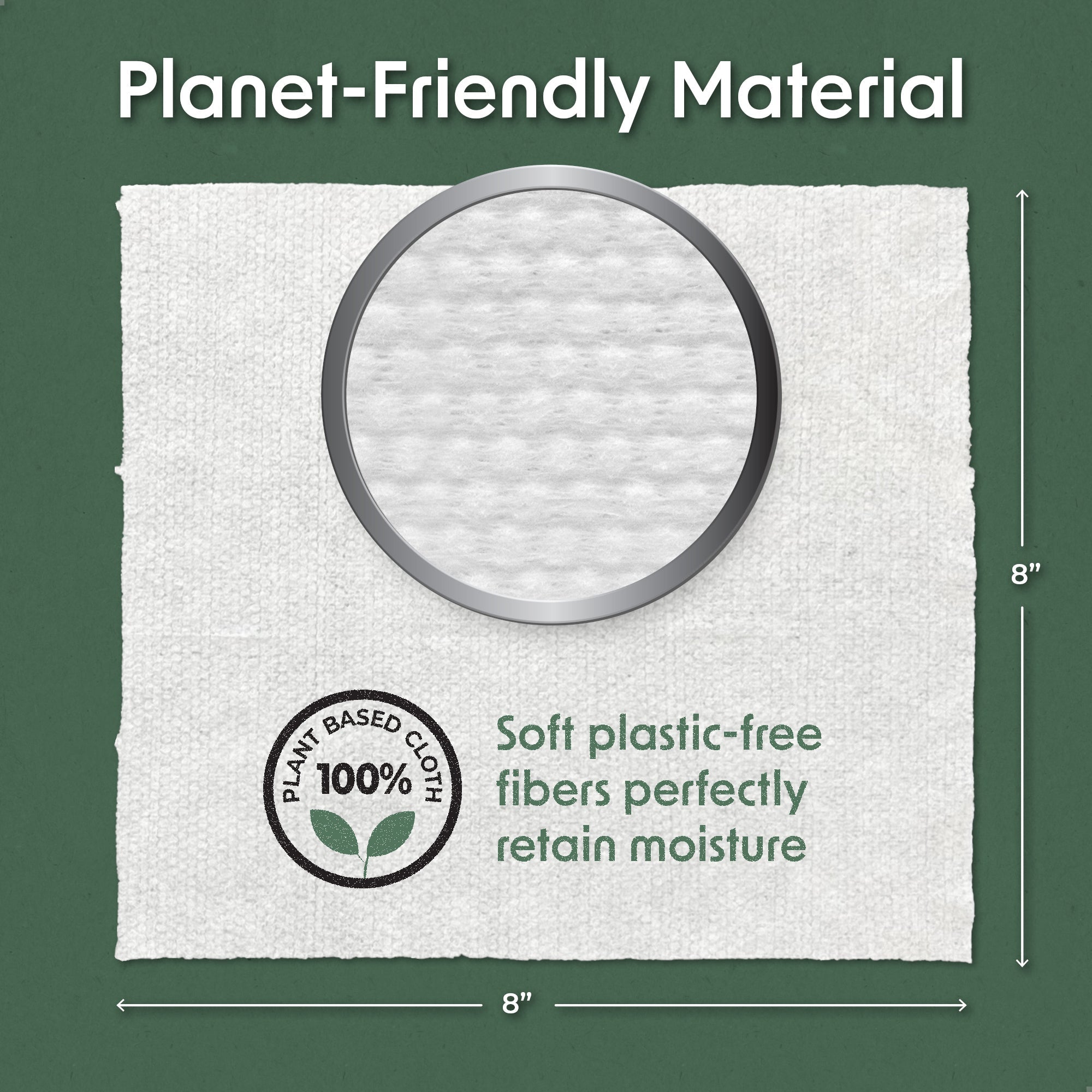 Embody® 225ct Eco-Friendly Biodegradable Body Wipes Refill Bucket - Hypoallergenic & Unscented for Spas, Gyms & Wellness Studios | Perfect for Post-Workout, Massage & Skincare Routines